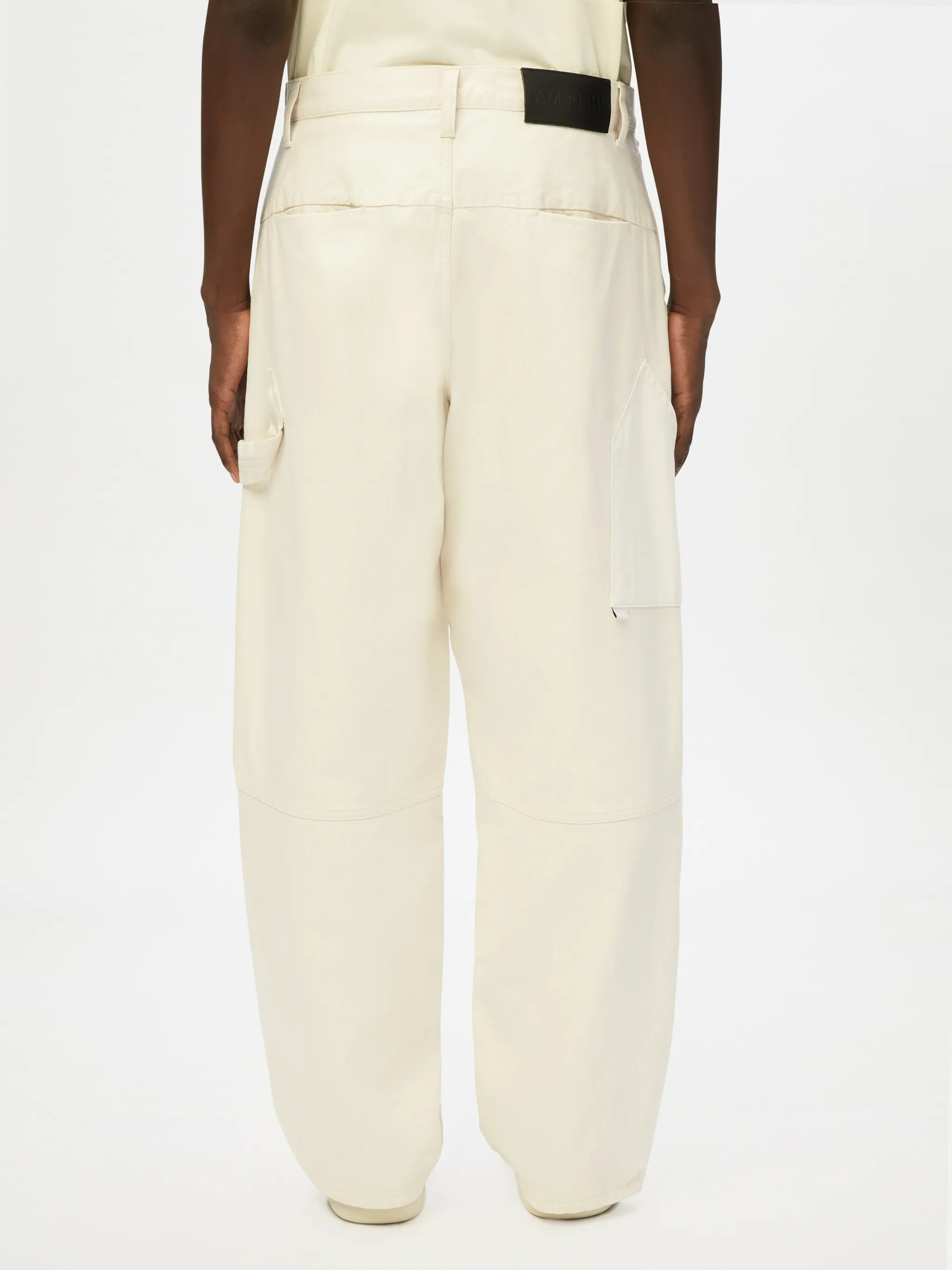 PANELLED DENIM PANTS