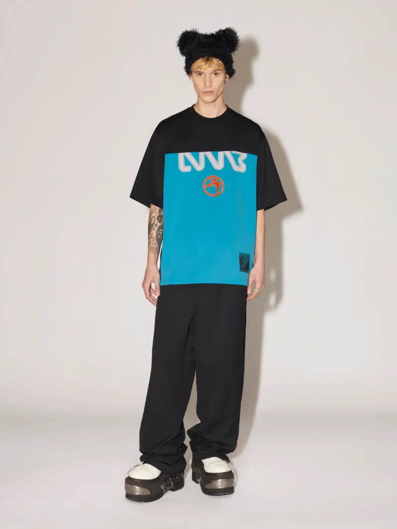 PANELLED GRAPHIC SS T-SHIRT