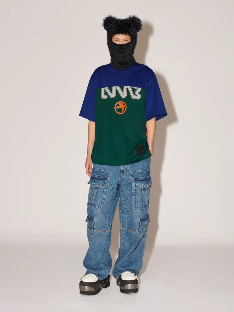 PANELLED GRAPHIC SS T-SHIRT