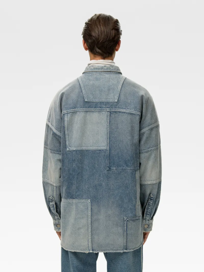 PATCHWORK DENIM SHIRT AMBUSH® Official