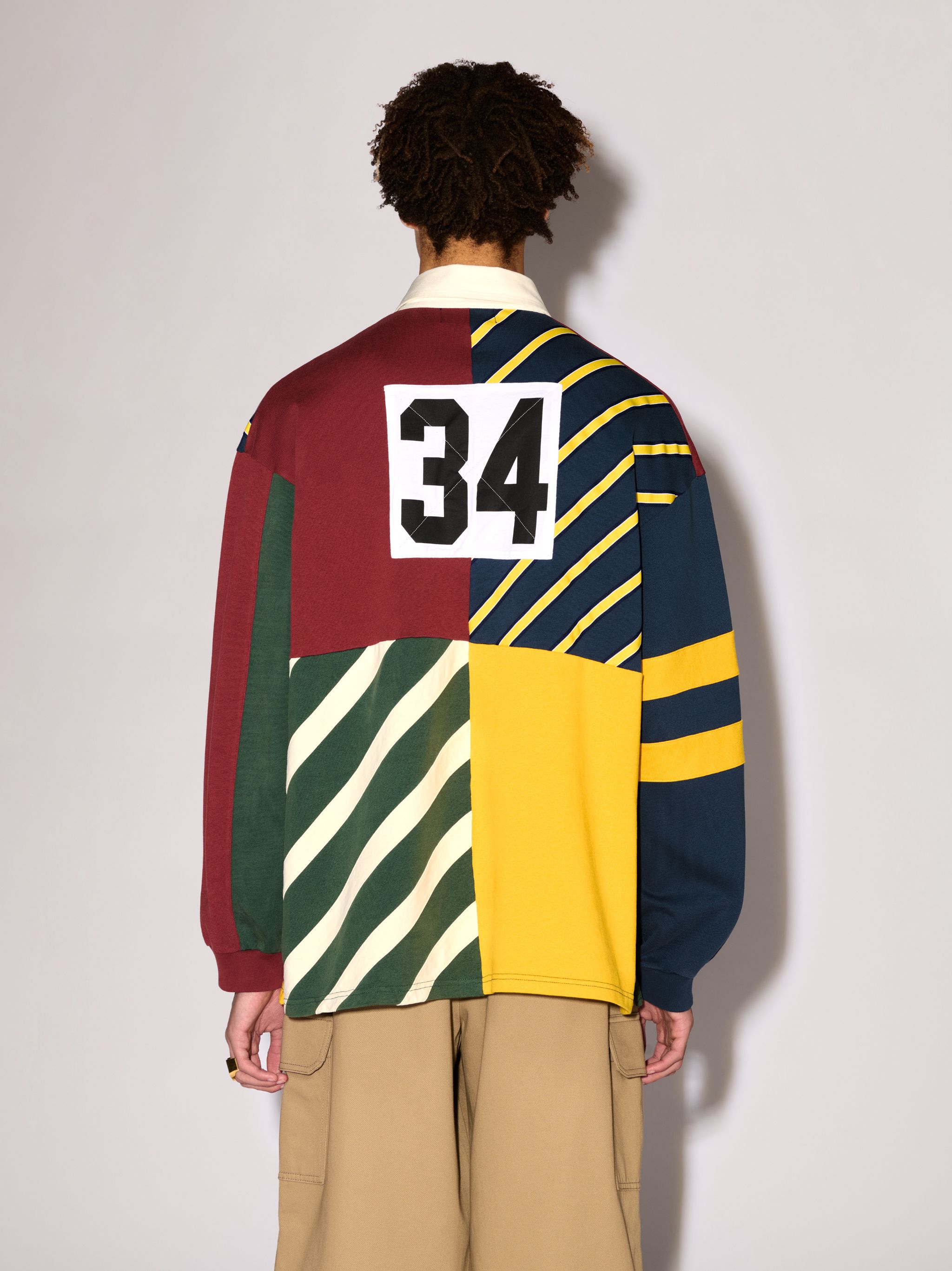 PATCHWORK RUGBY SHIRT