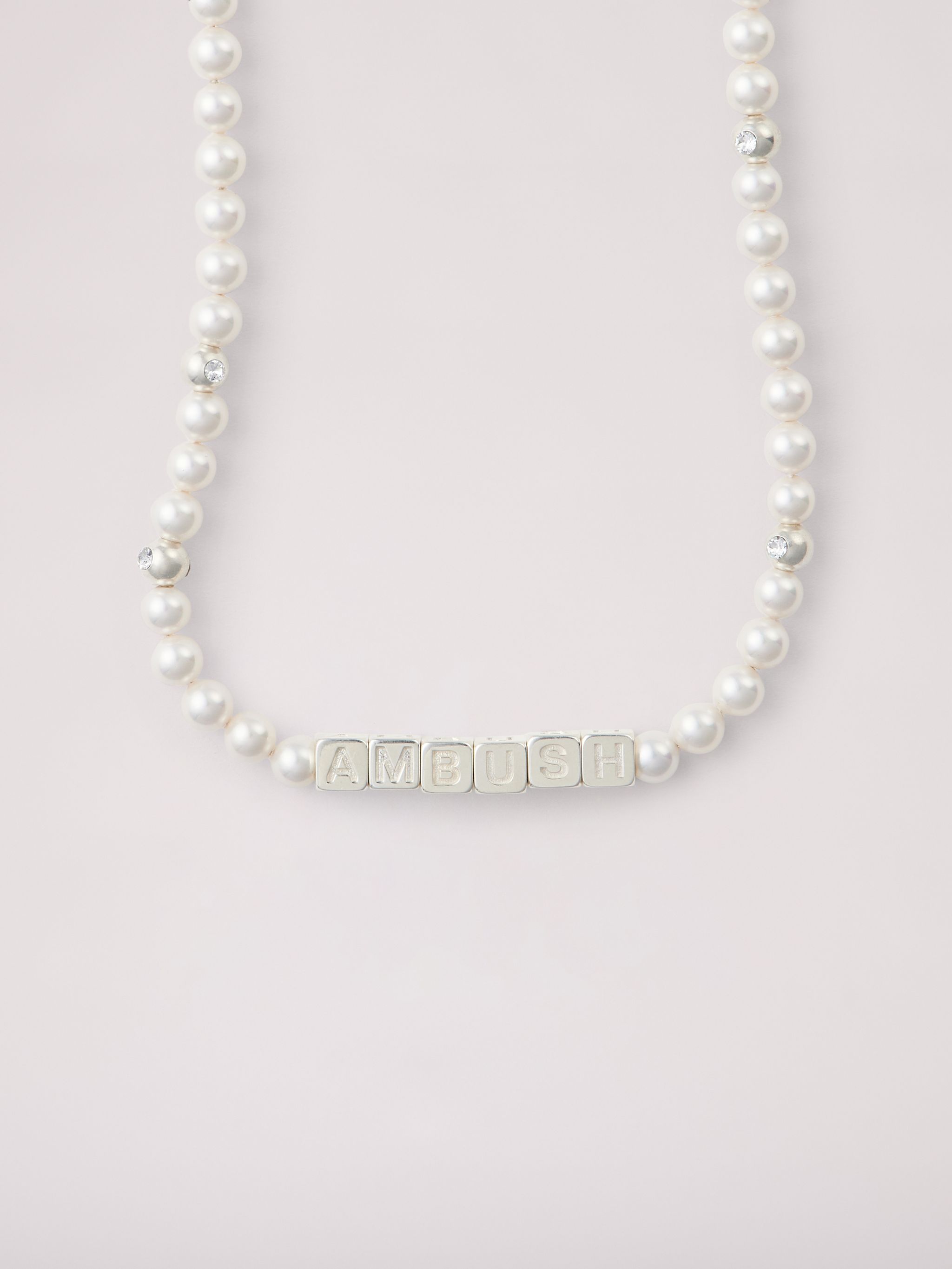 PEARL LETTERBLOCK NECKLACE