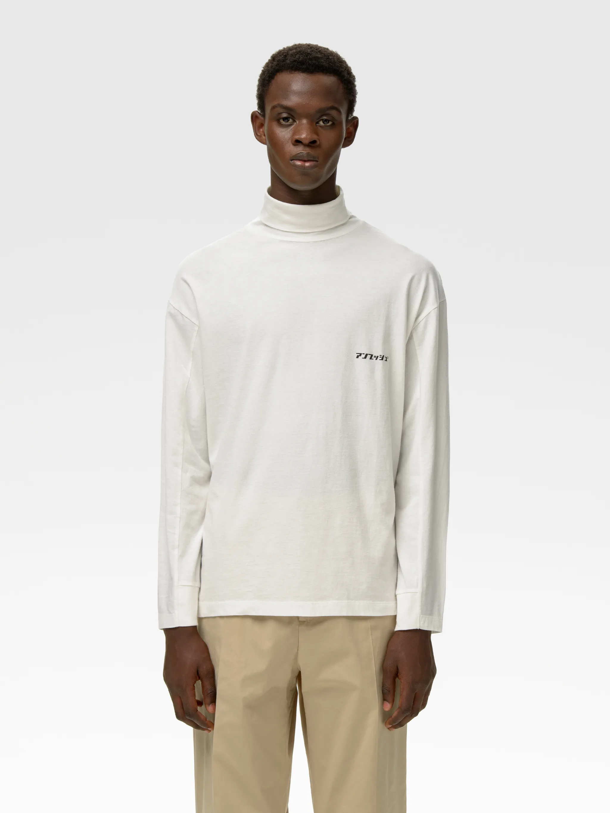 PRINT TURTLE NECK L/S