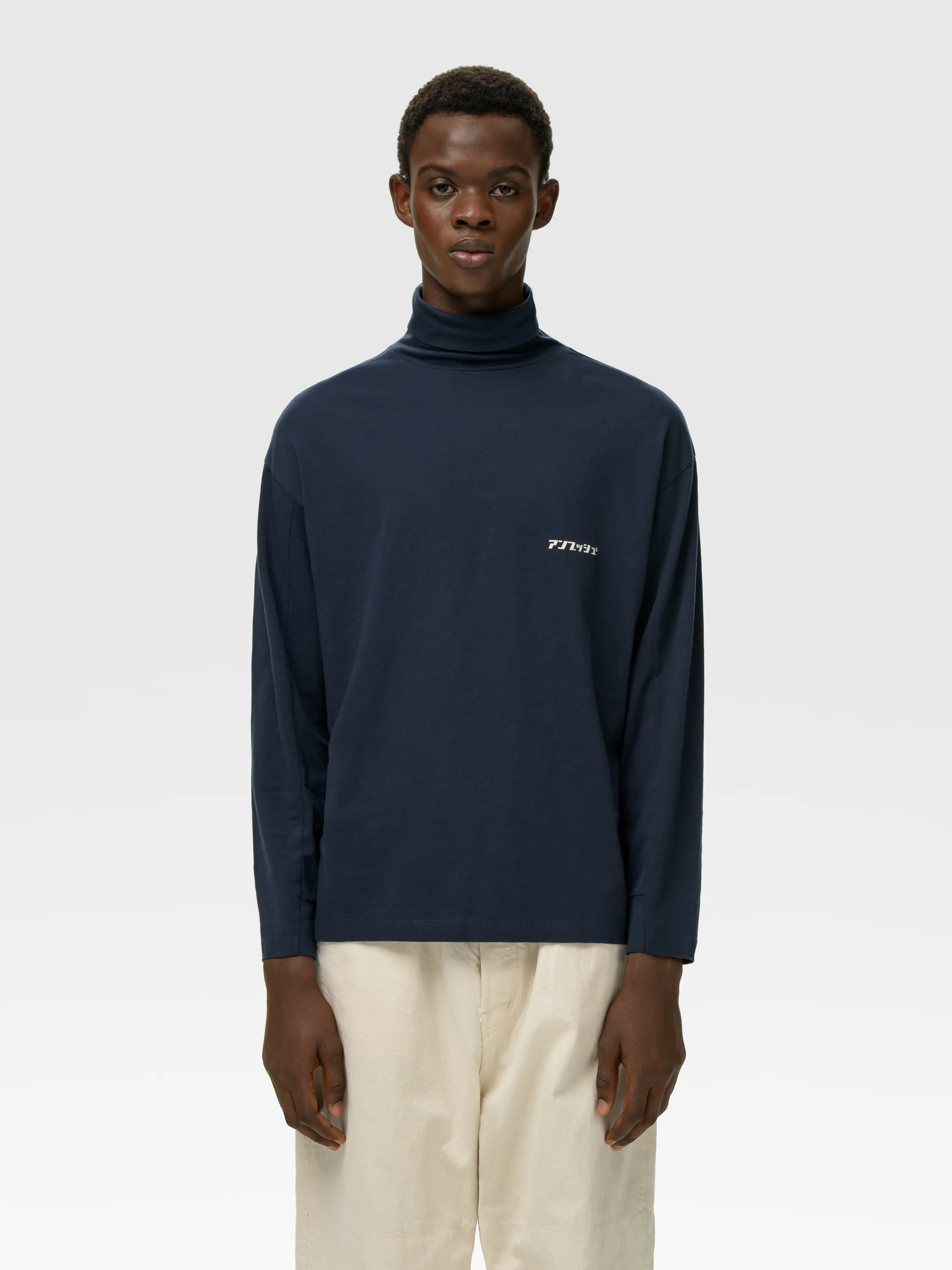 PRINT TURTLE NECK L/S