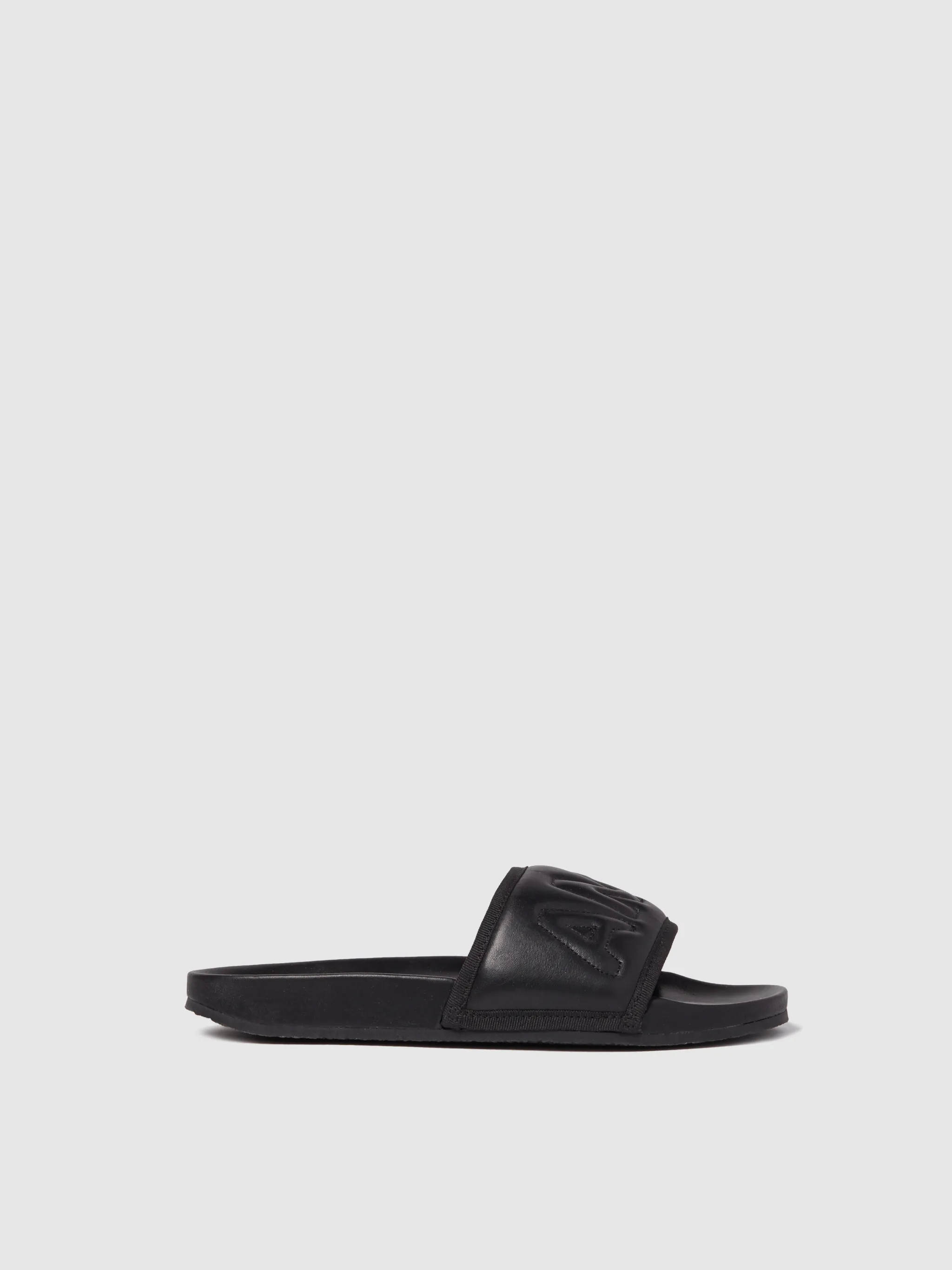 QUILTED LEATHER SLIDER