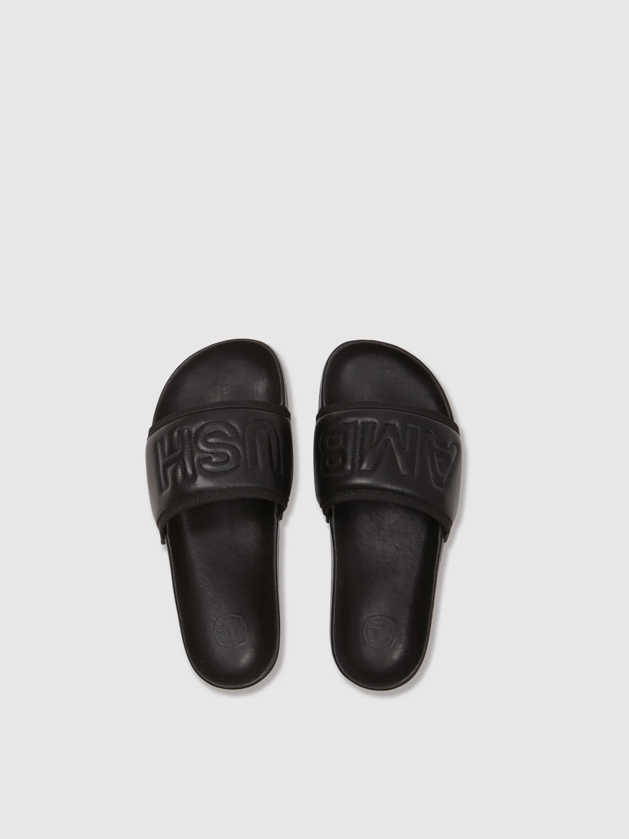 QUILTED LEATHER SLIDER