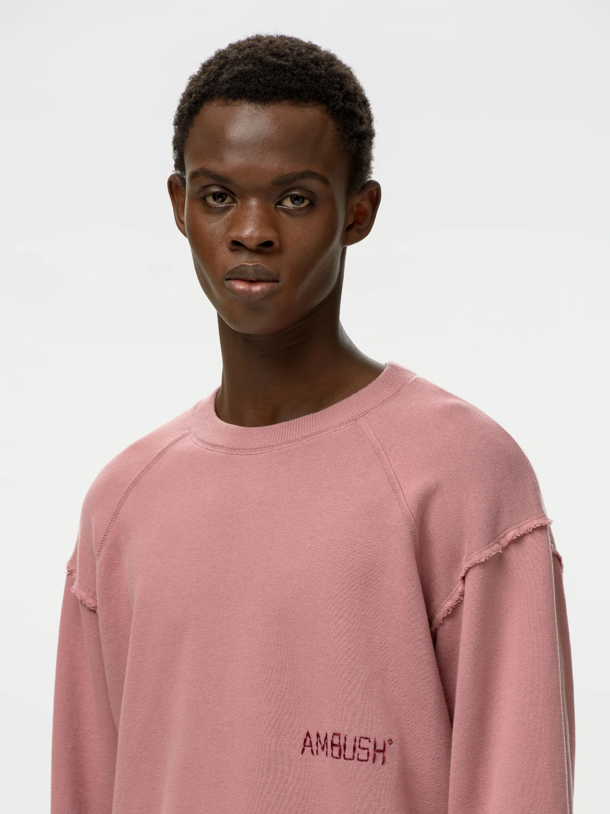 RAW EDGE CREWNECK SWEATSHIRT