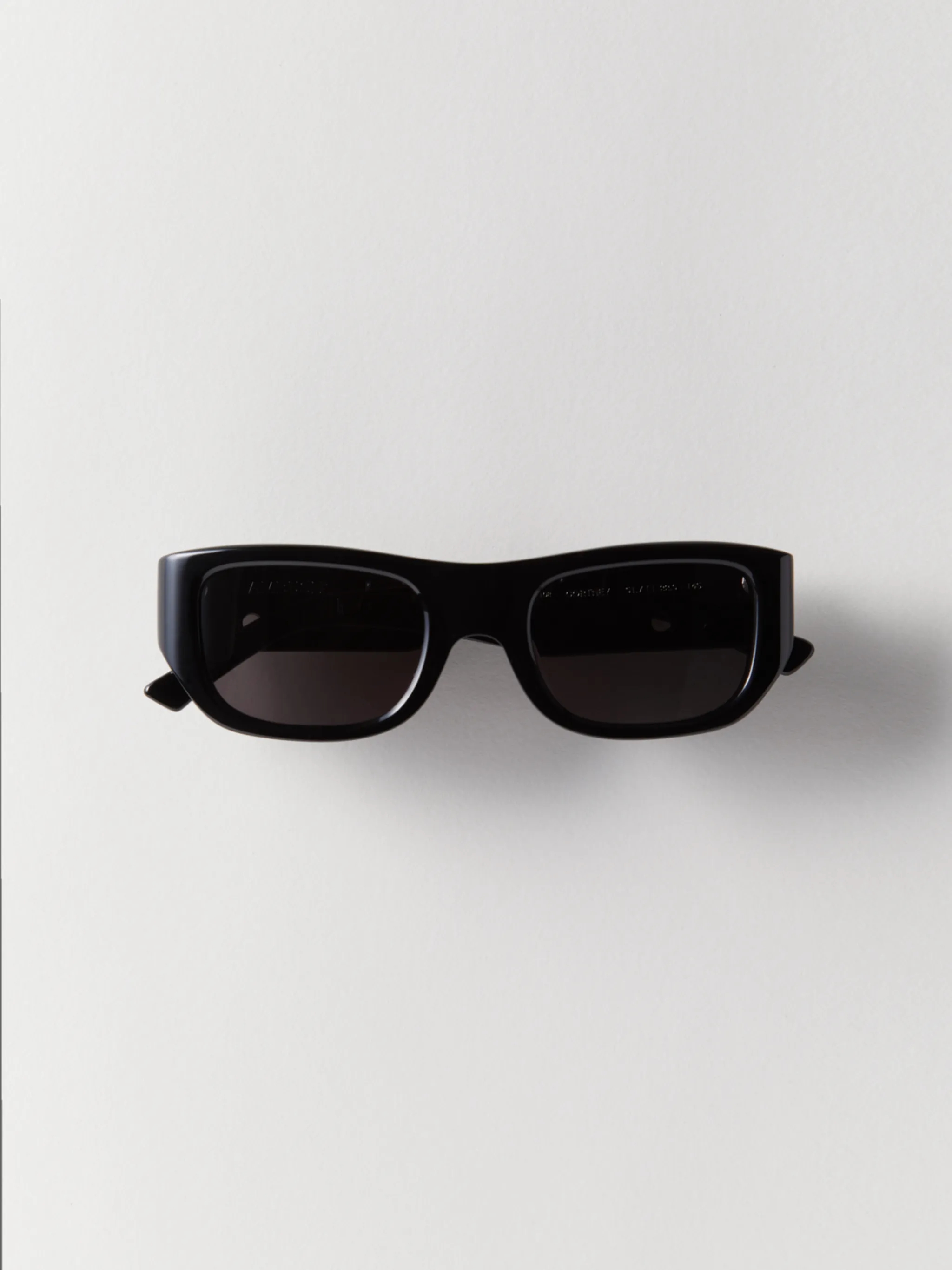 rectangle-frame tinted sunglasses