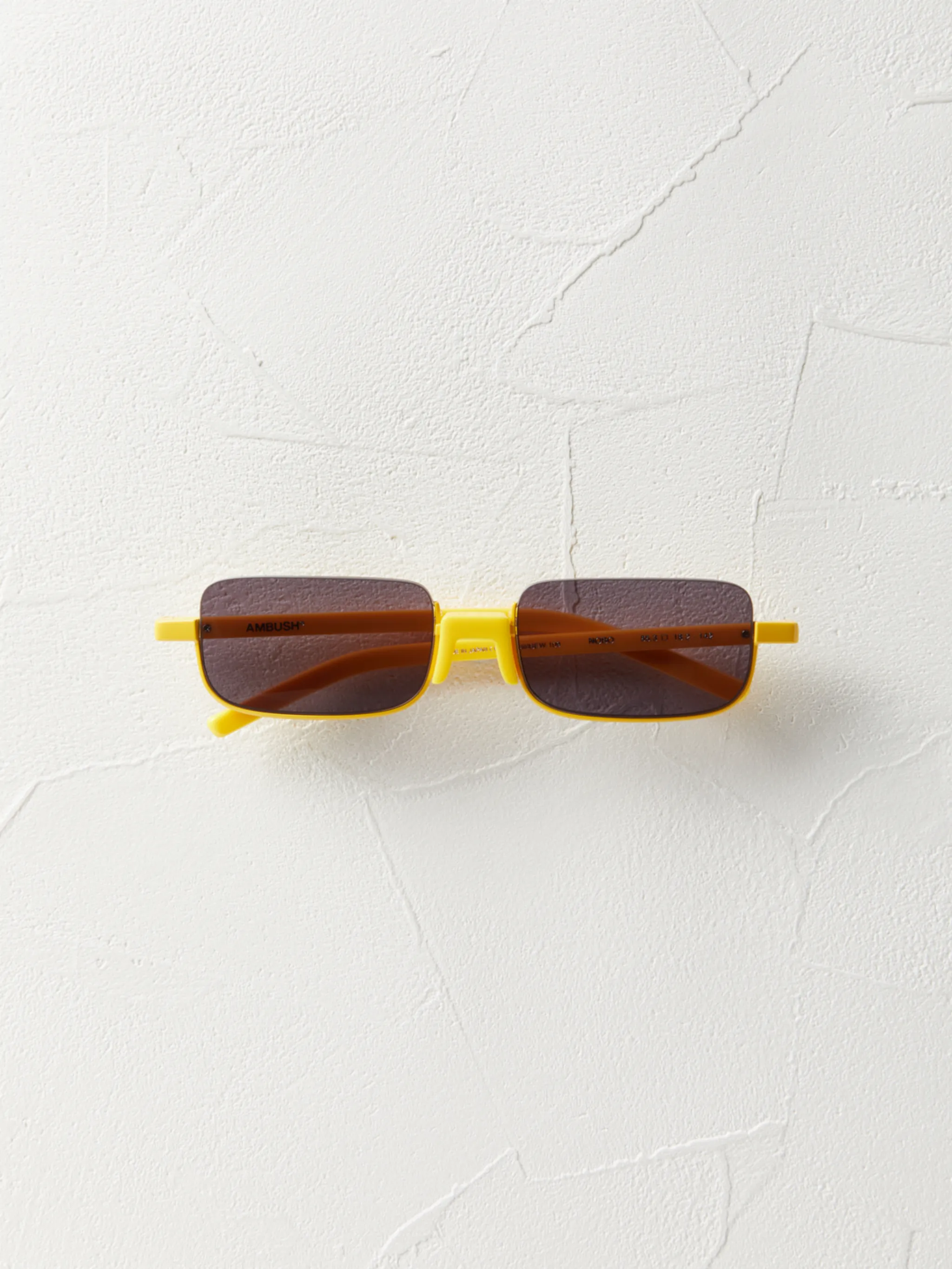 rectangle-frame tinted sunglasses