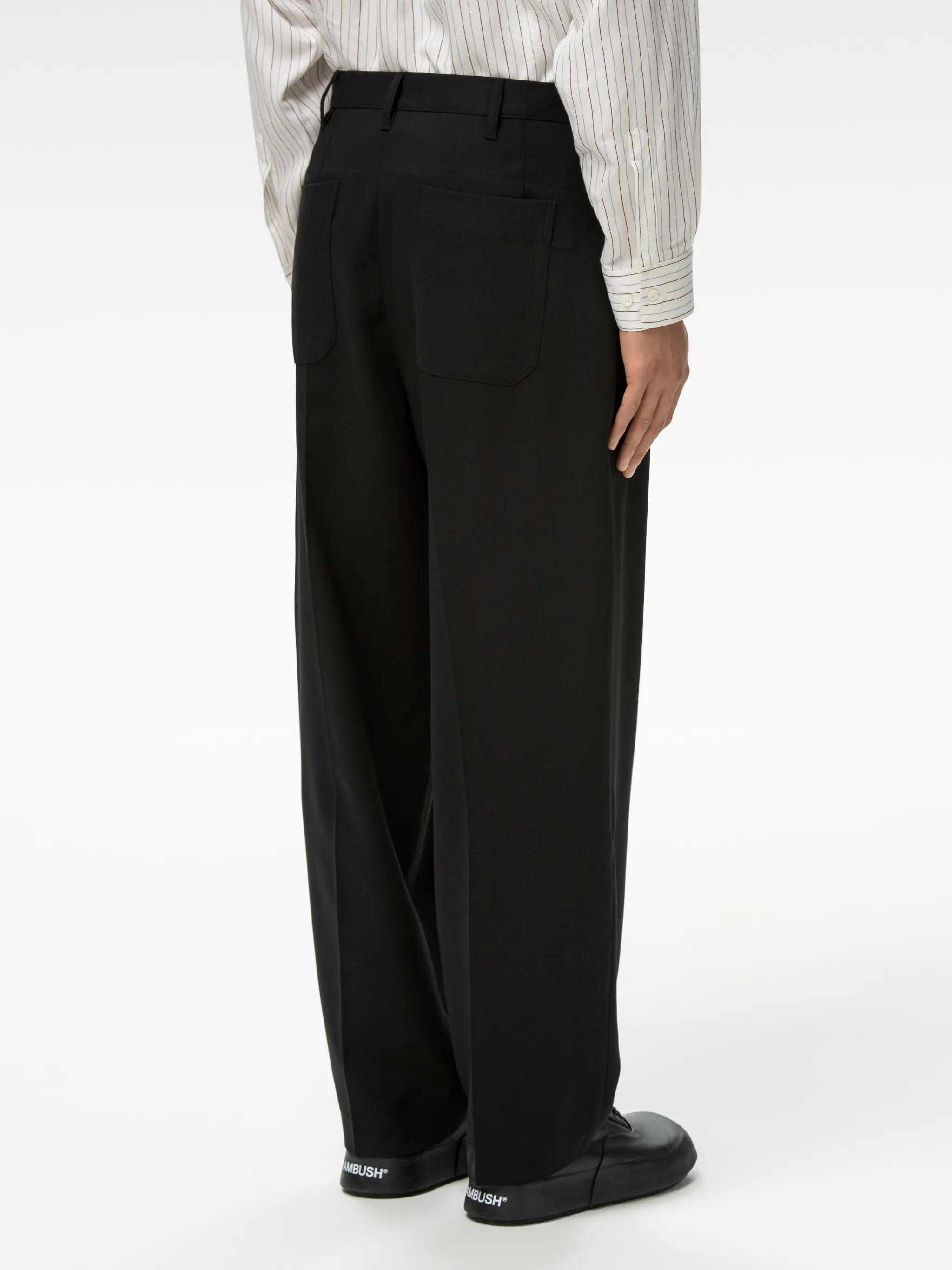 RELAX FIT COTTON SUIT PANTS