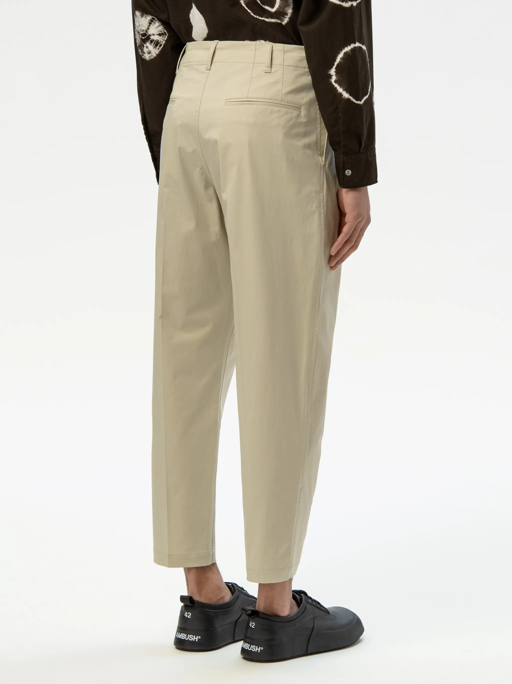 RELAX FIT COTTON SUIT PANTS