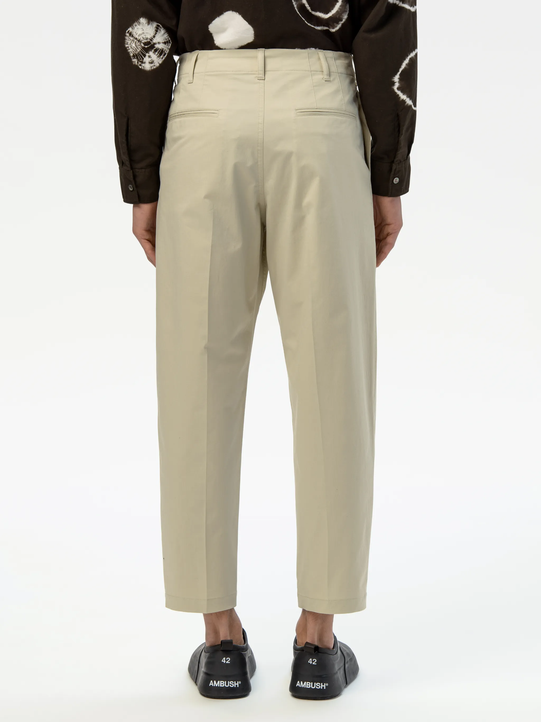 RELAX FIT COTTON SUIT PANTS
