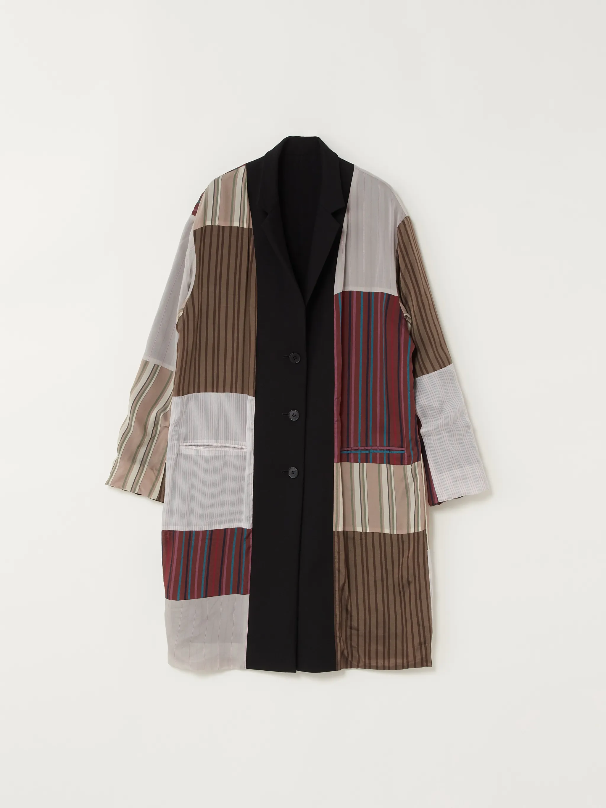 REVERSIBLE WOOL COAT