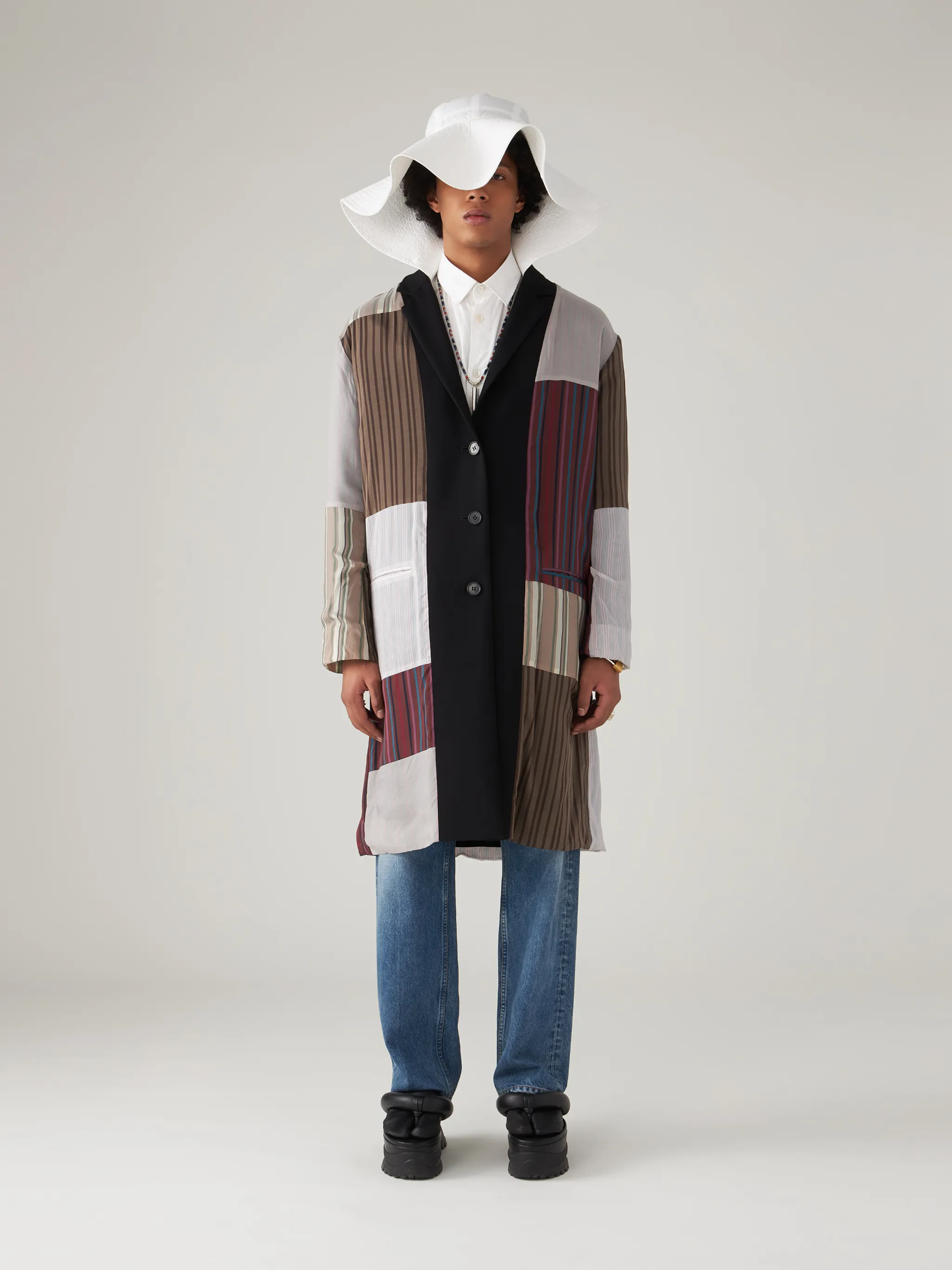 REVERSIBLE WOOL COAT