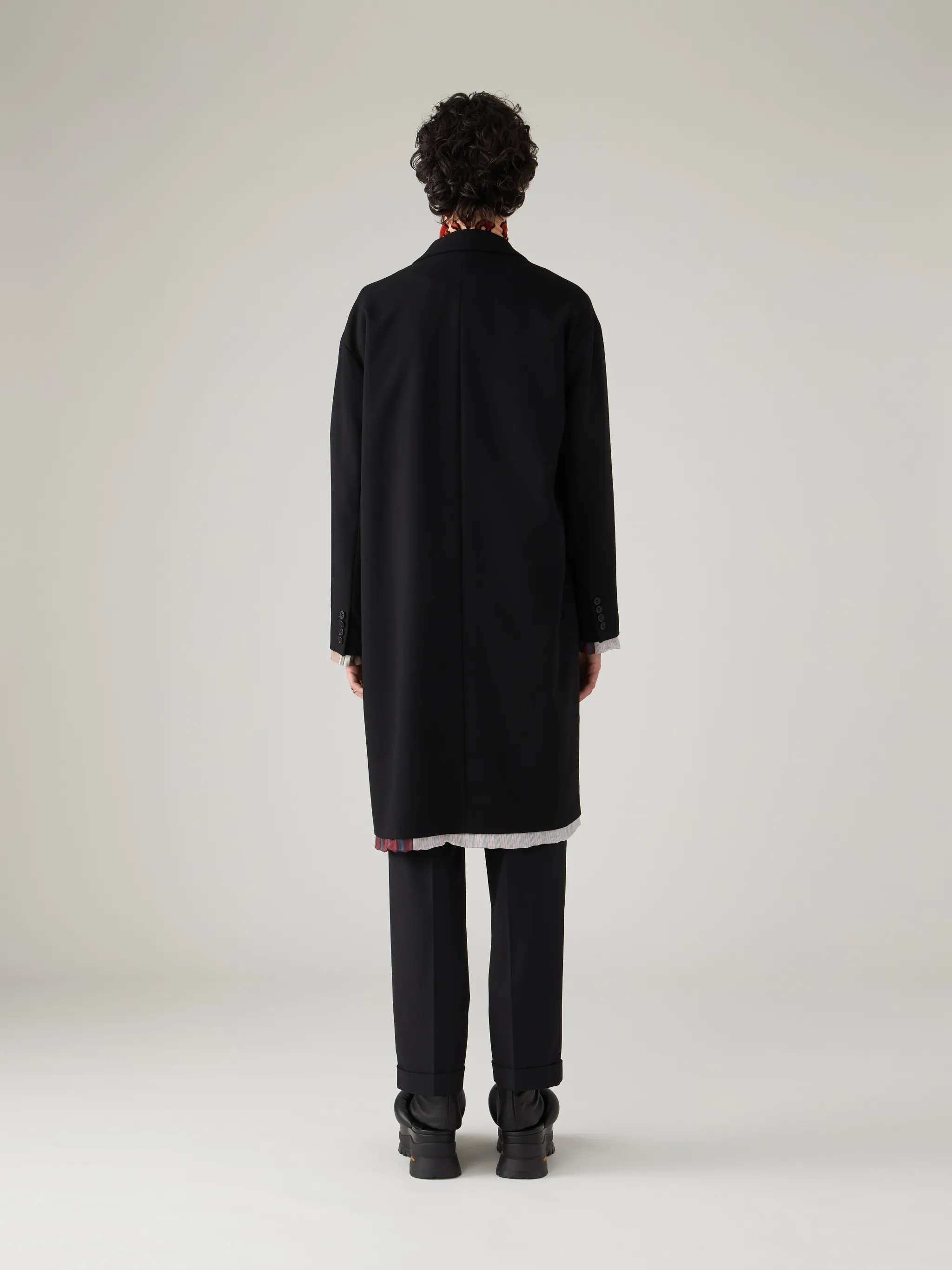 REVERSIBLE WOOL COAT