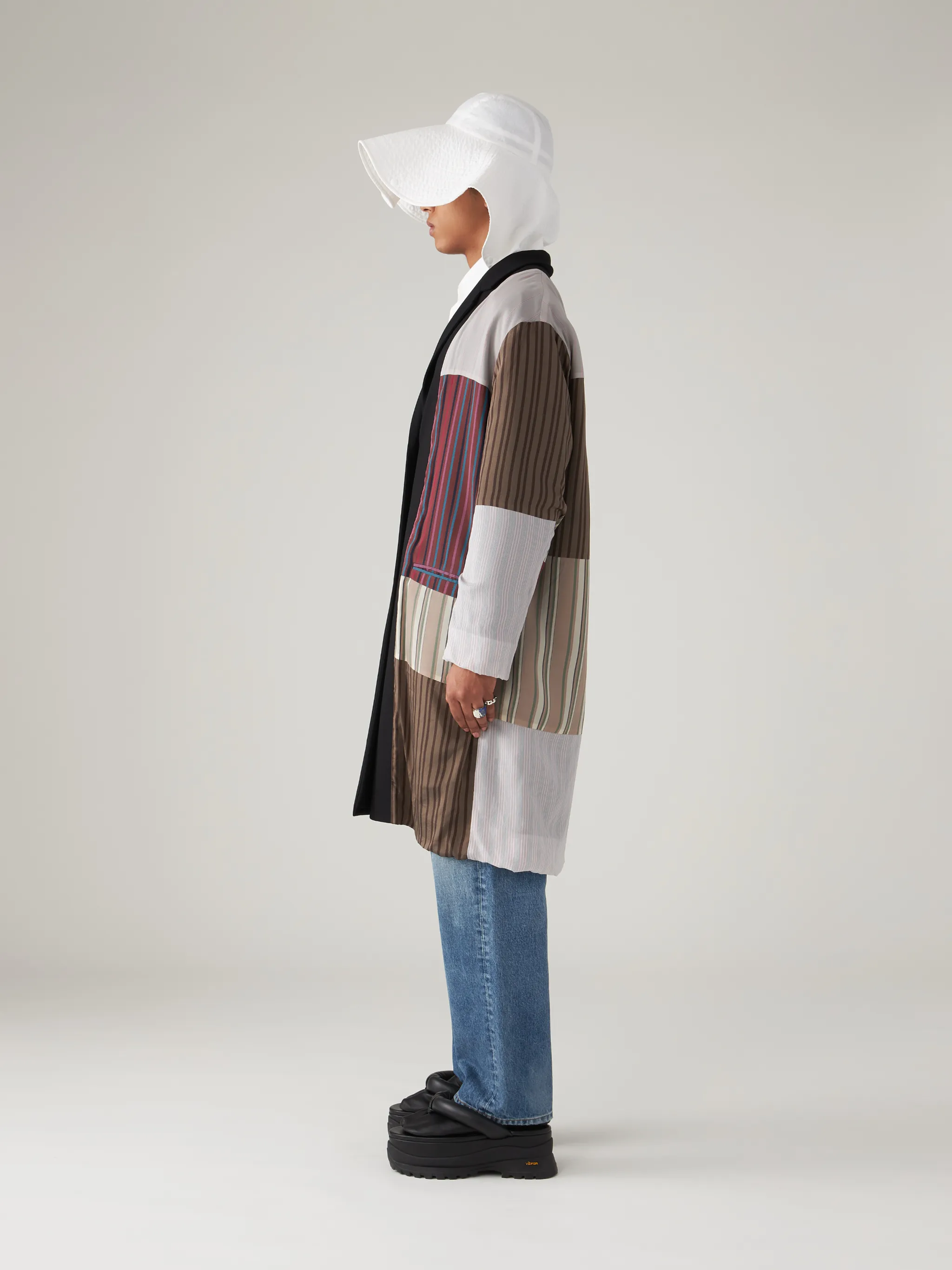 REVERSIBLE WOOL COAT