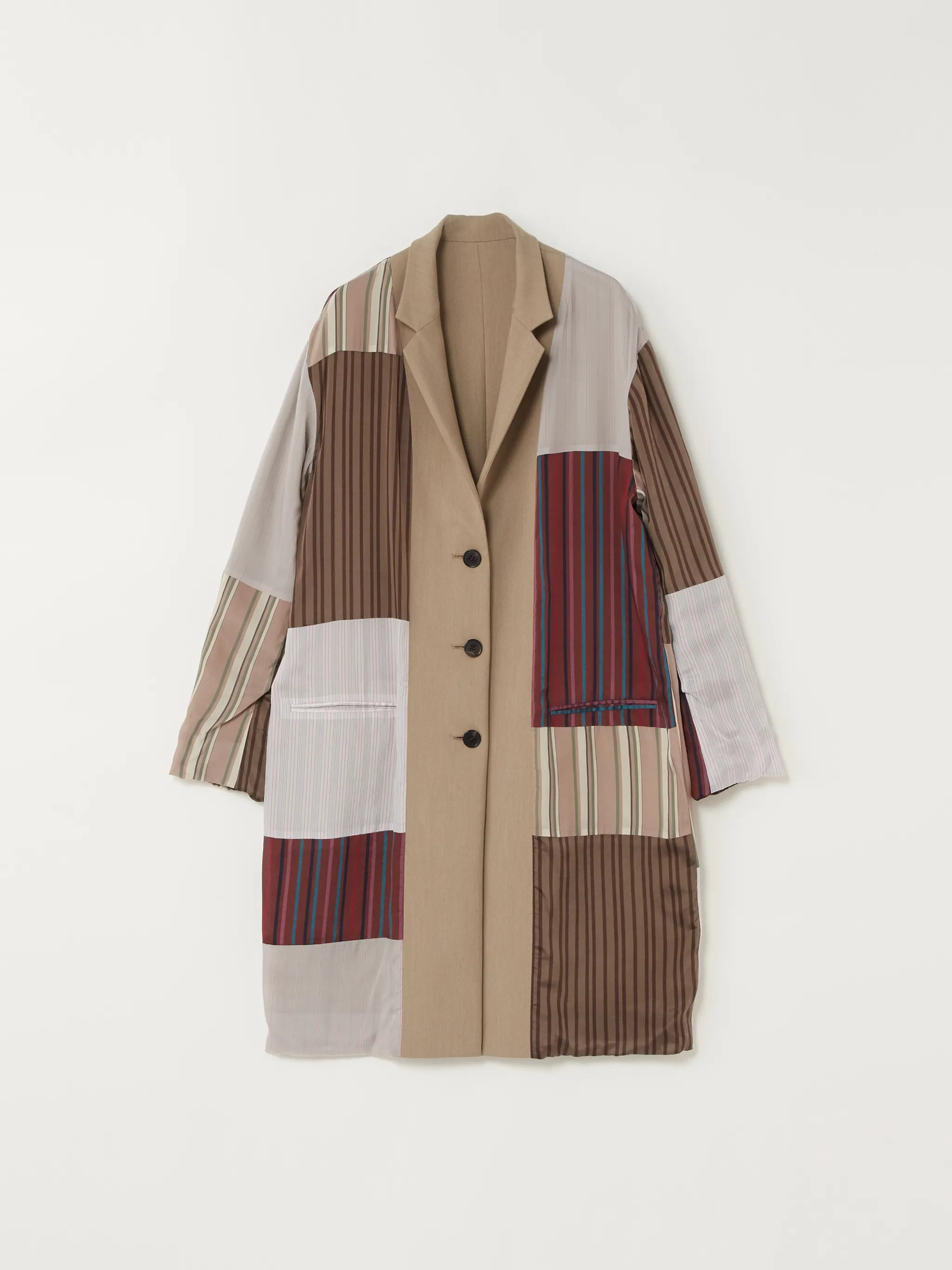 REVERSIBLE WOOL COAT