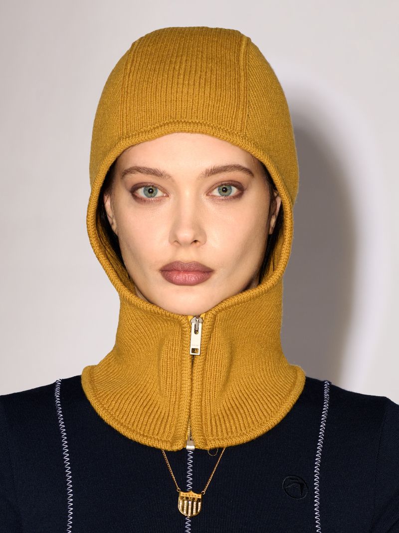 RIB KNIT BALACLAVA