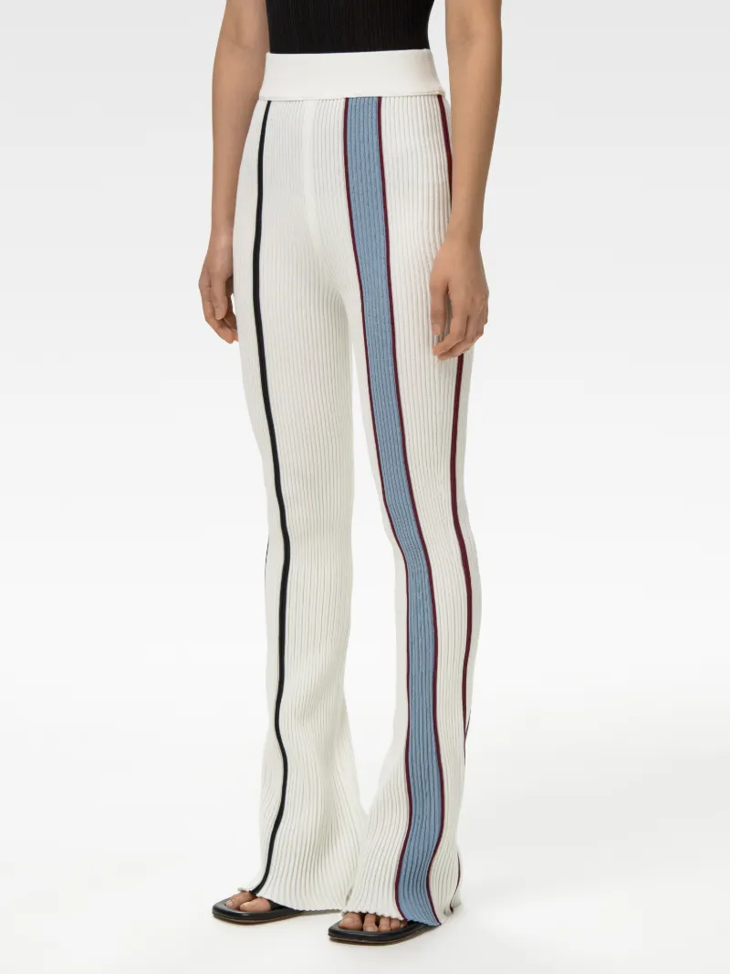 RIBBED COTTON KNIT PANTS AMBUSH® Official