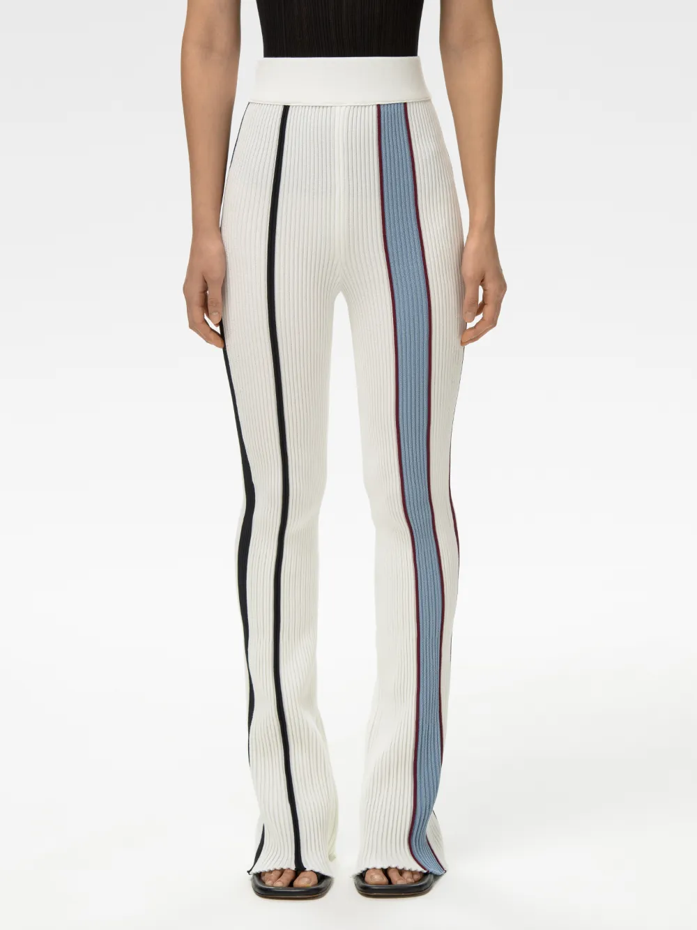 RIBBED COTTON KNIT PANTS AMBUSH® Official