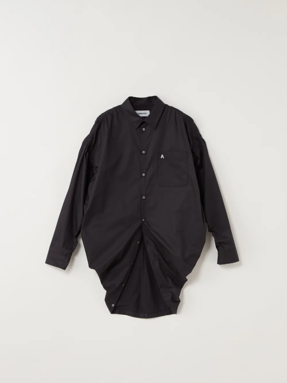 rounded hem shirt