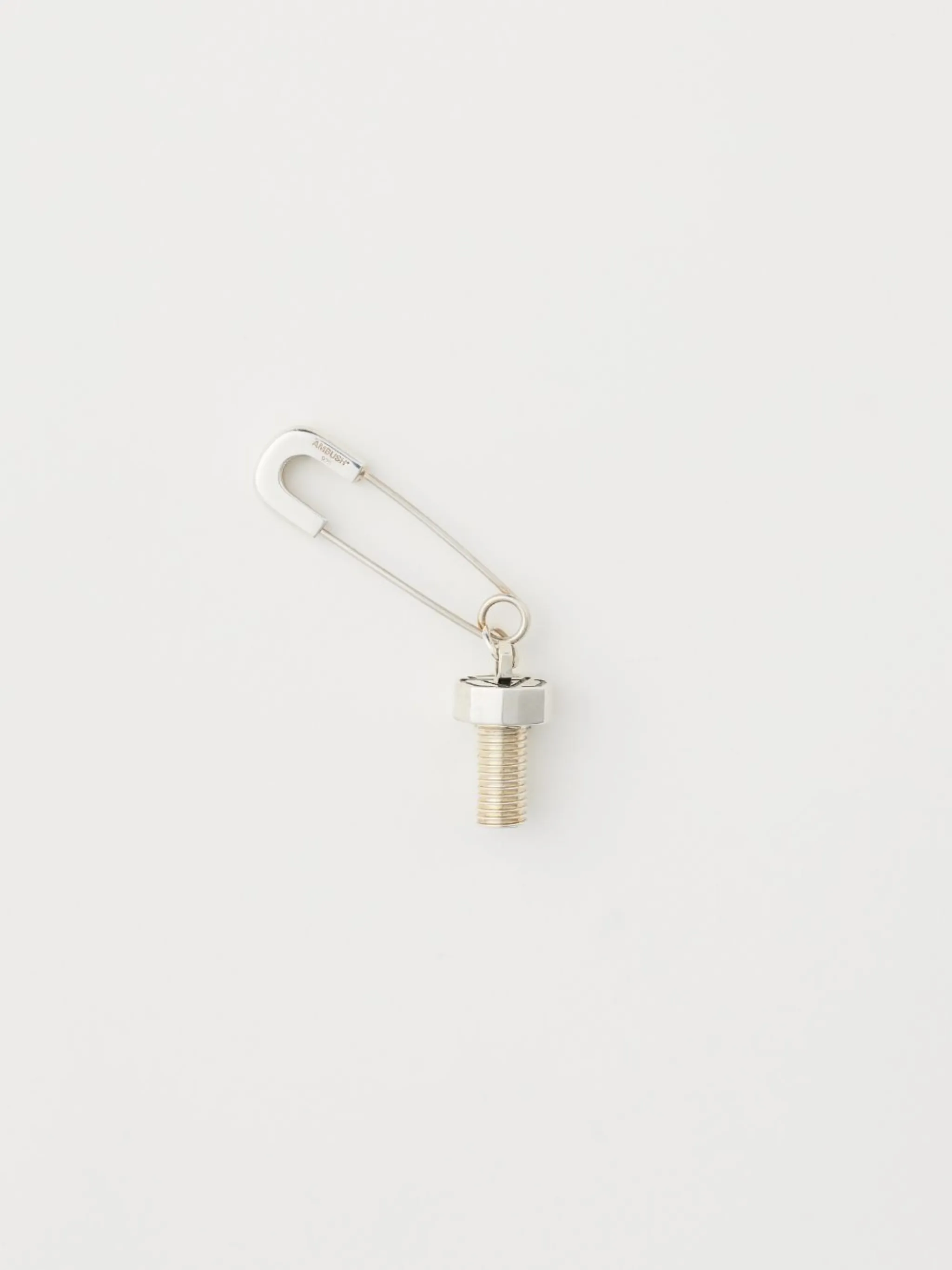 SAFETY-PIN CHARM EARRING 925 | AMBUSH®