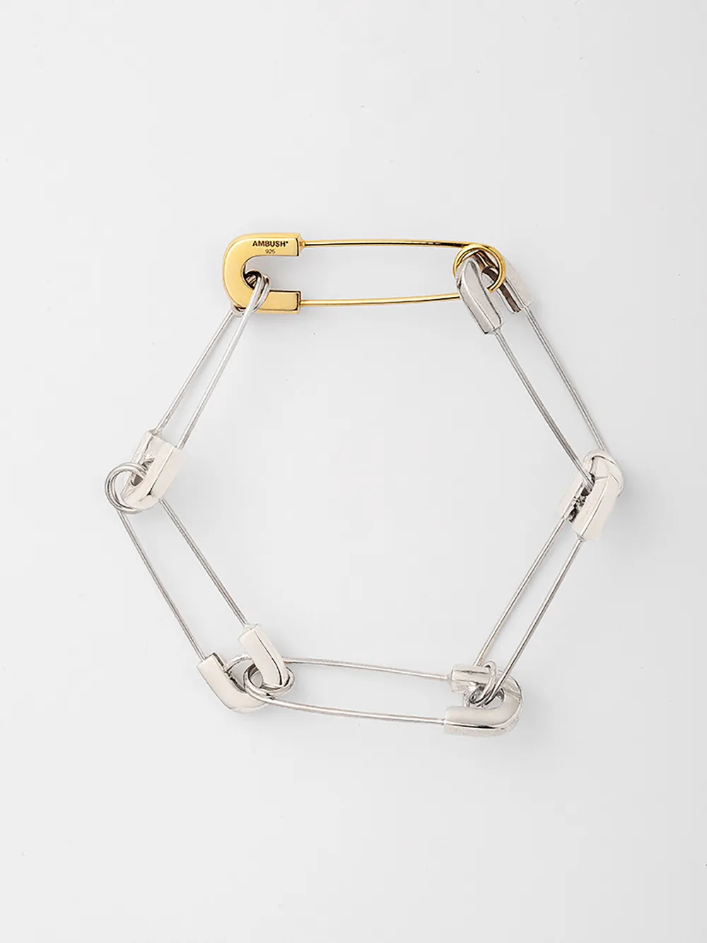 アクセサリー AMBUSH SAFETY PIN BRACELET Ambush Safety Pin Bracelet - Gold | Editorialist
