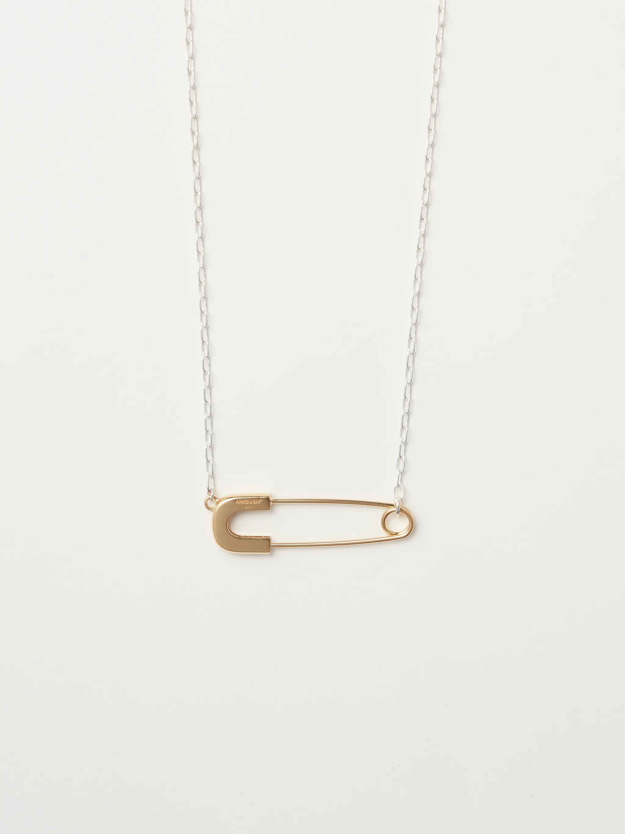 SAFETY PIN NECKLACE 925 | AMBUSH® Official