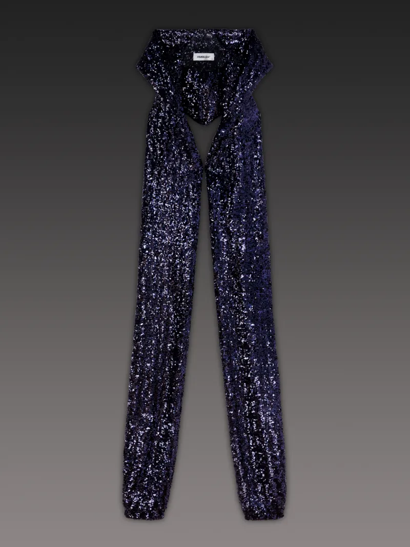 SEQUIN HOODIE SCARF