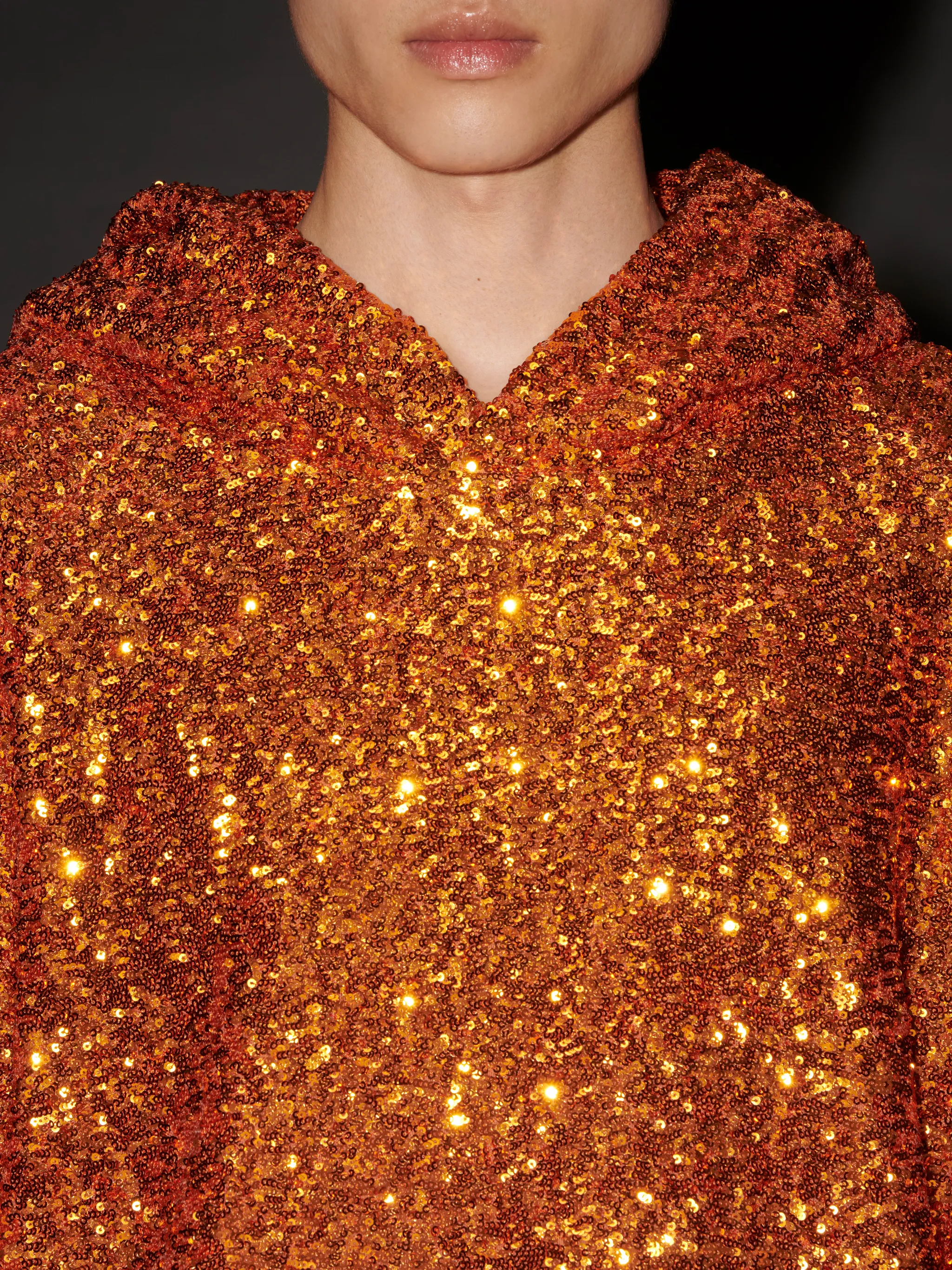 SEQUIN HOODIE