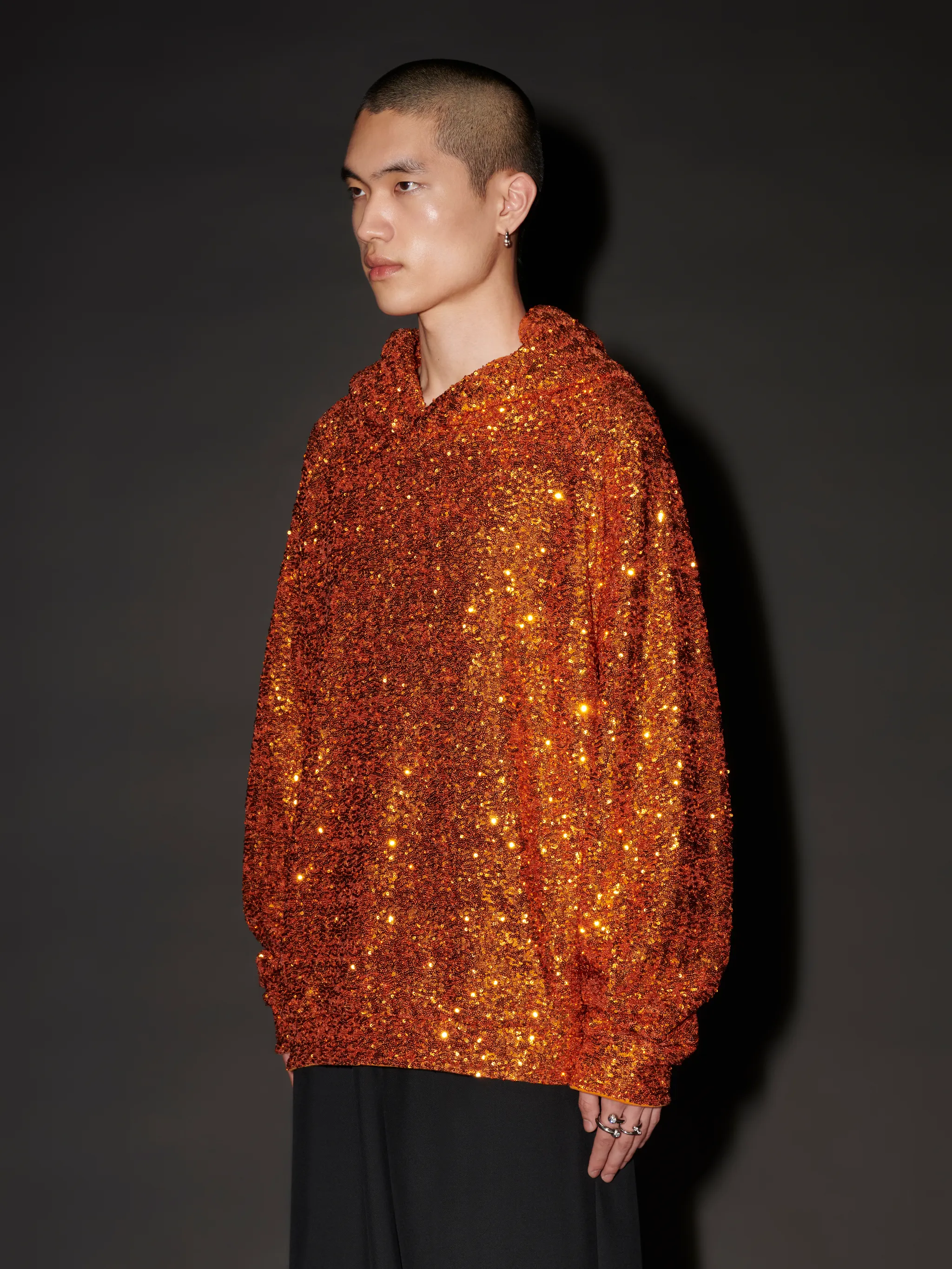 SEQUIN HOODIE