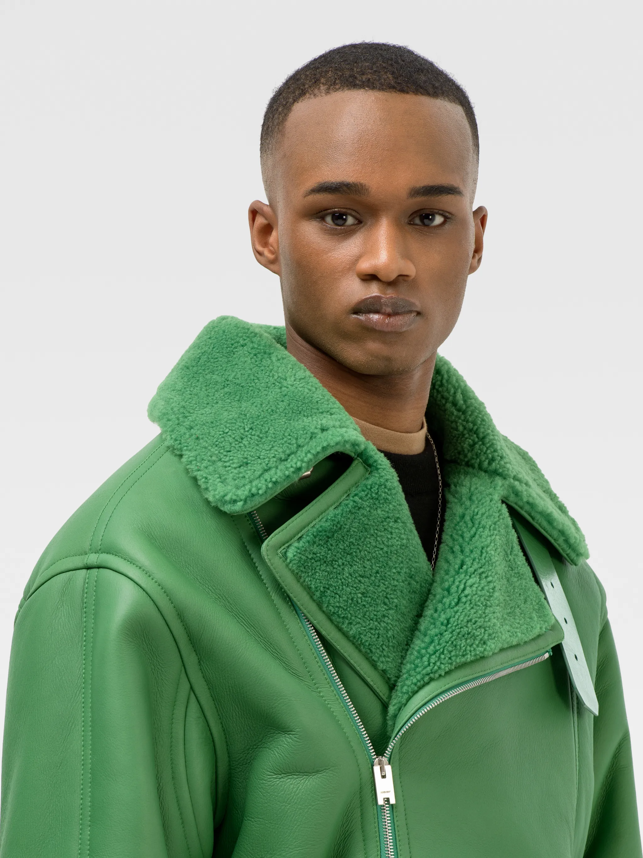 SHEARLING AVIATOR JACKET