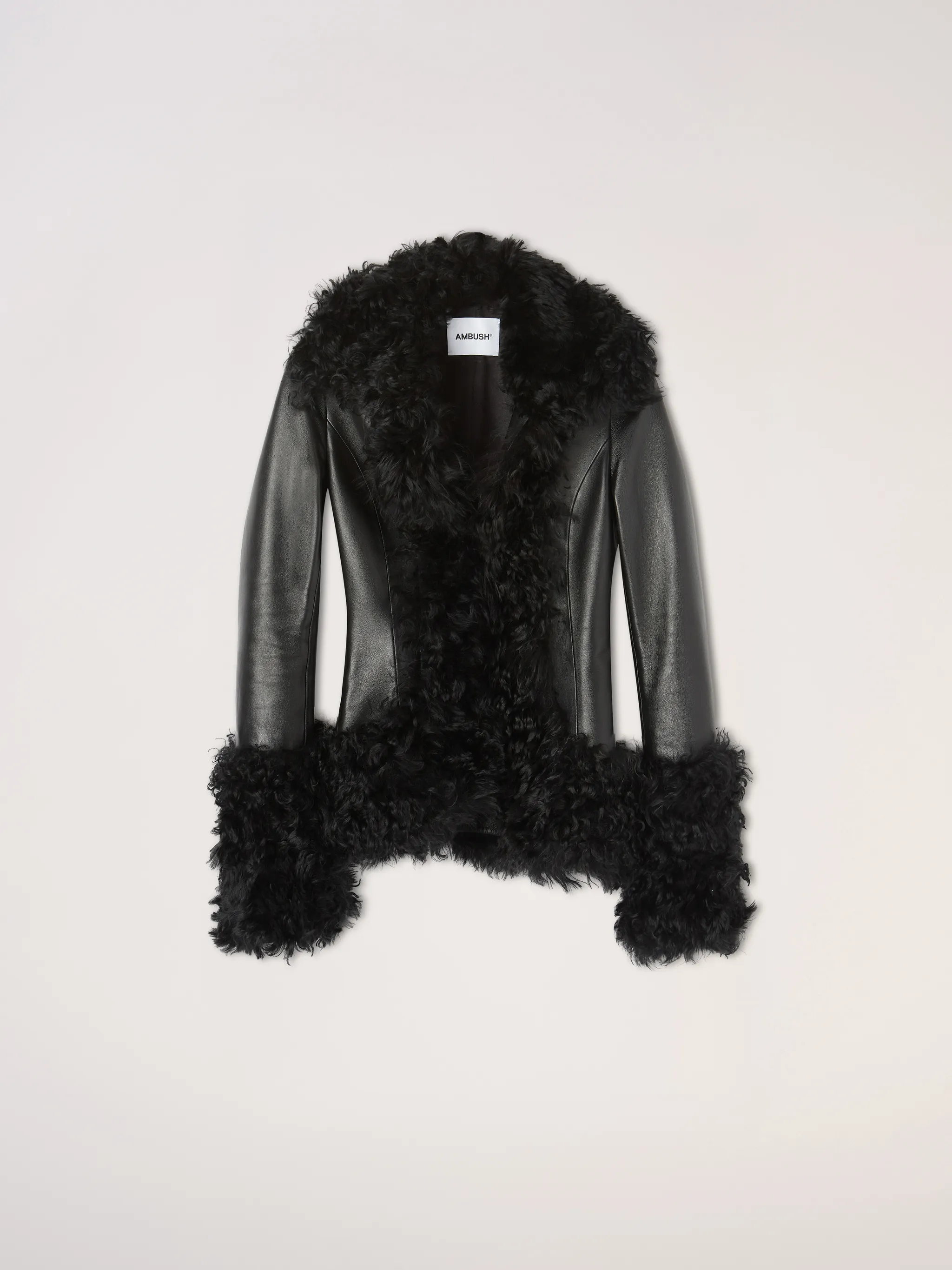 SHEARLING MIDI COAT