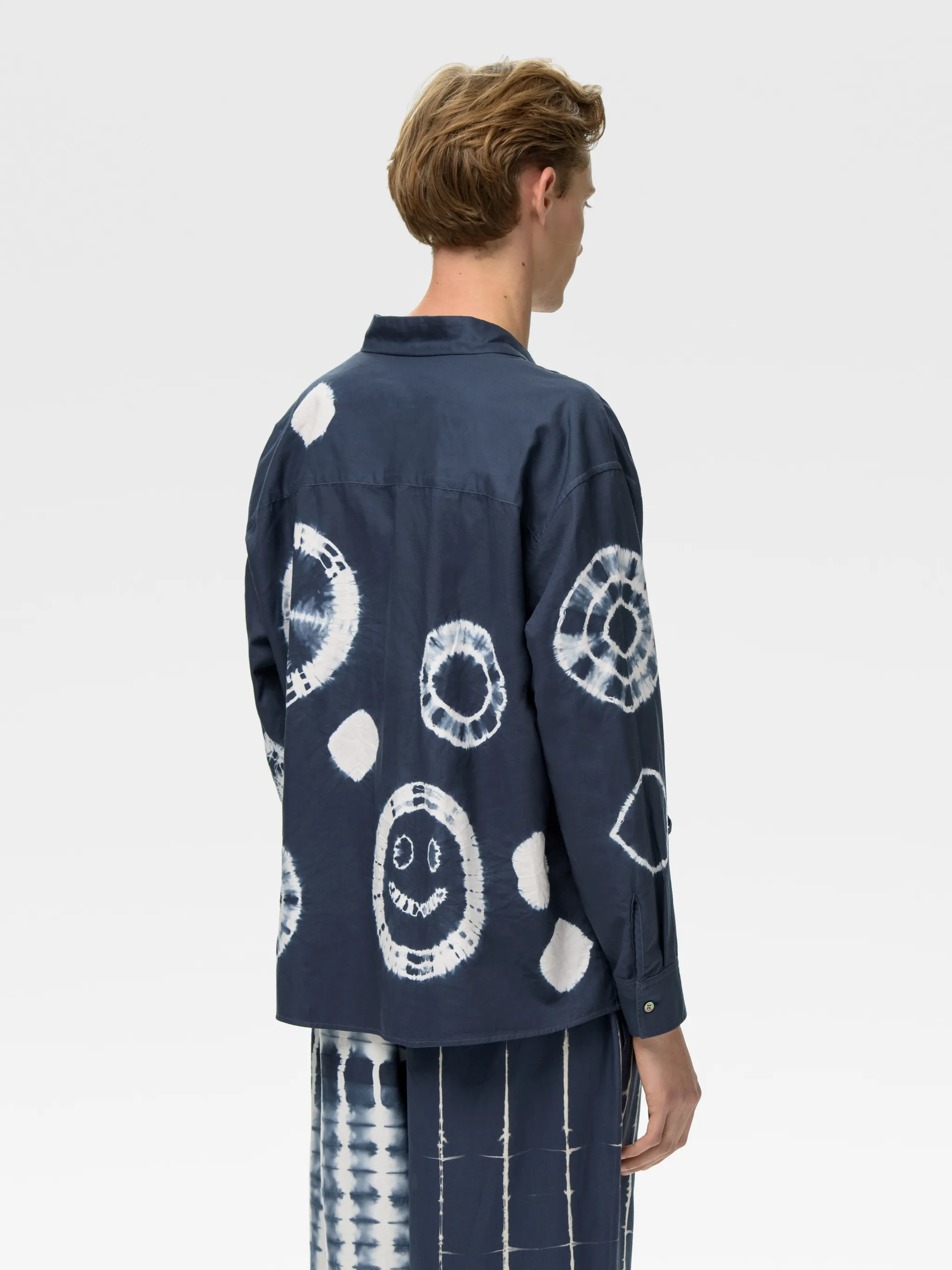 SHIBORI KIMONO SHIRT