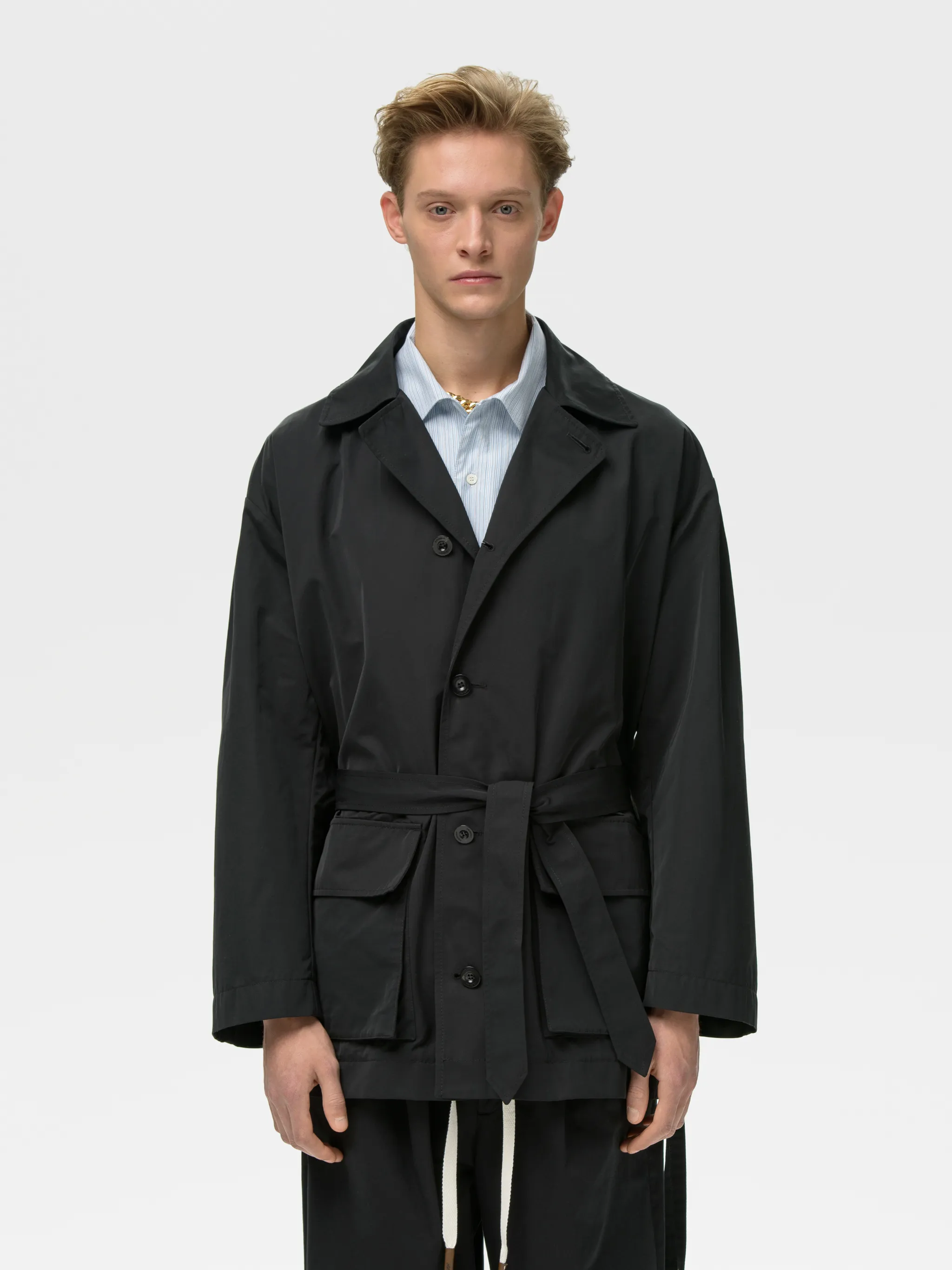 SHORT TRENCH COAT