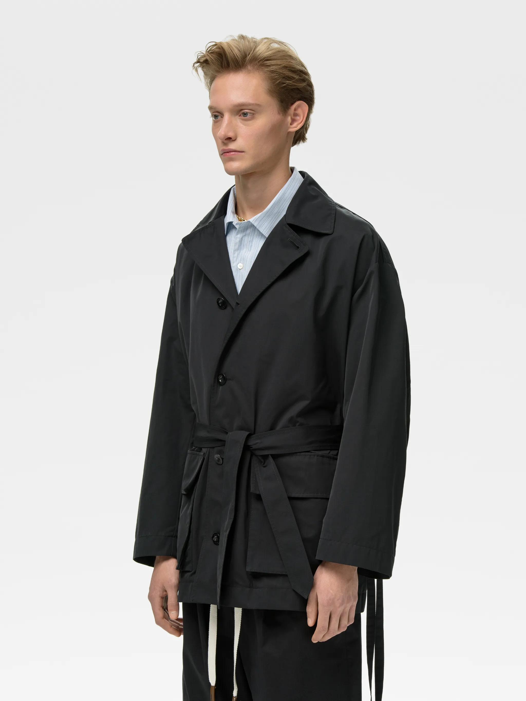SHORT TRENCH COAT