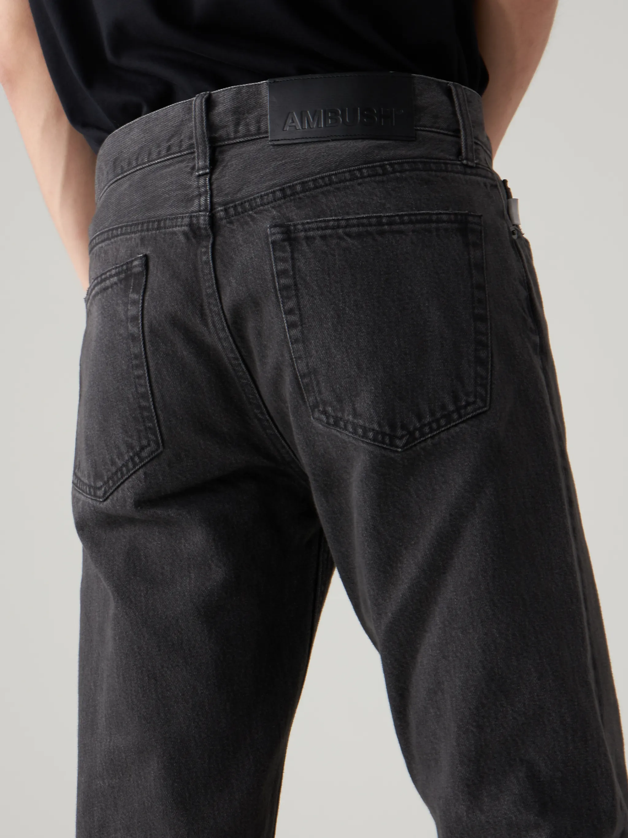 SLIM FIT DENIM PANTS
