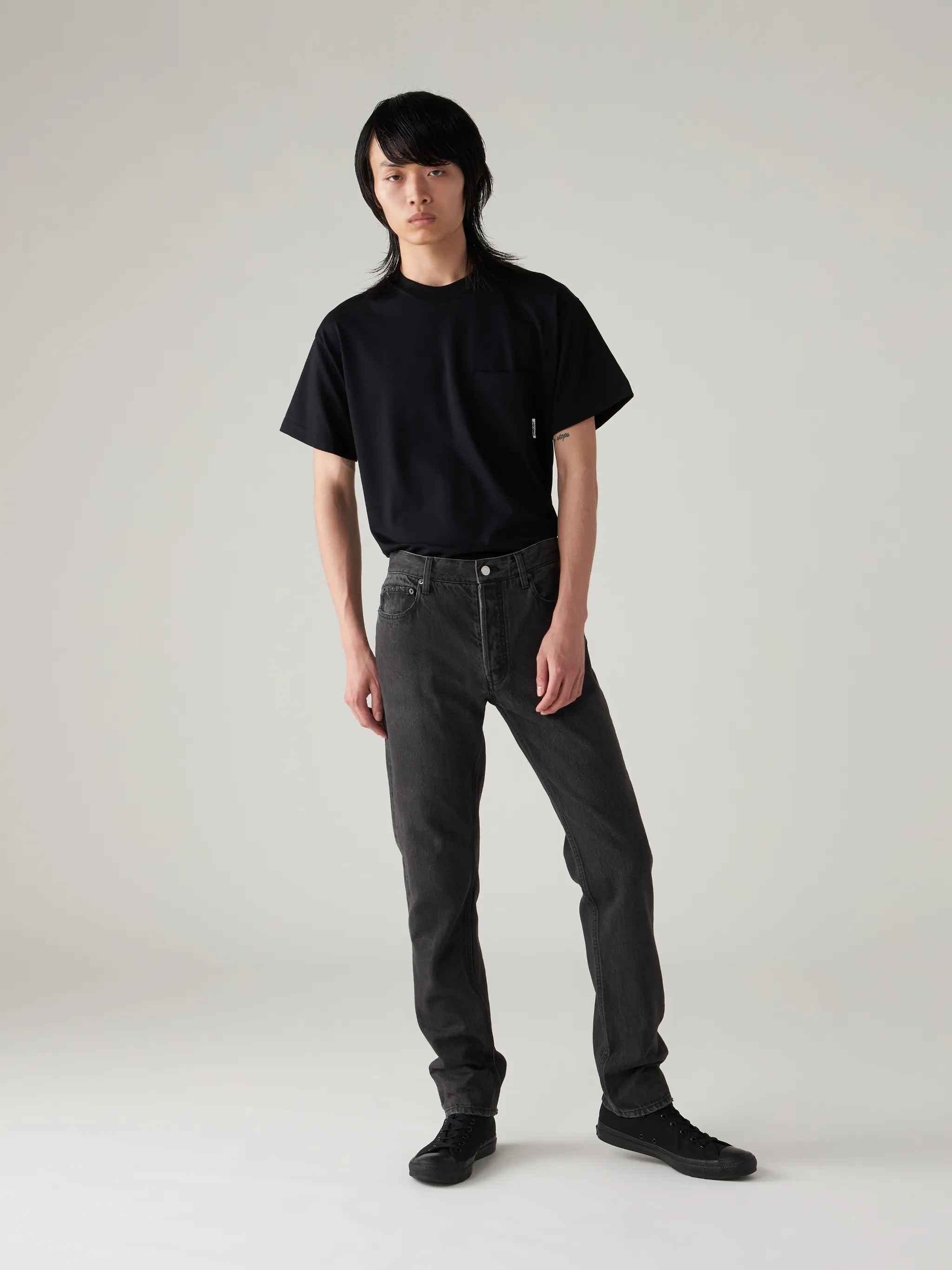 SLIM FIT DENIM PANTS
