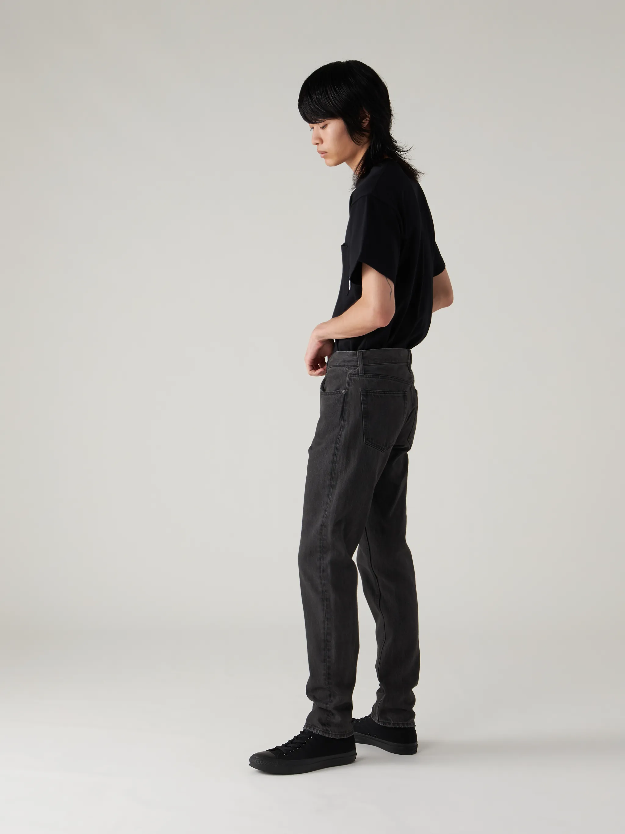 SLIM FIT DENIM PANTS