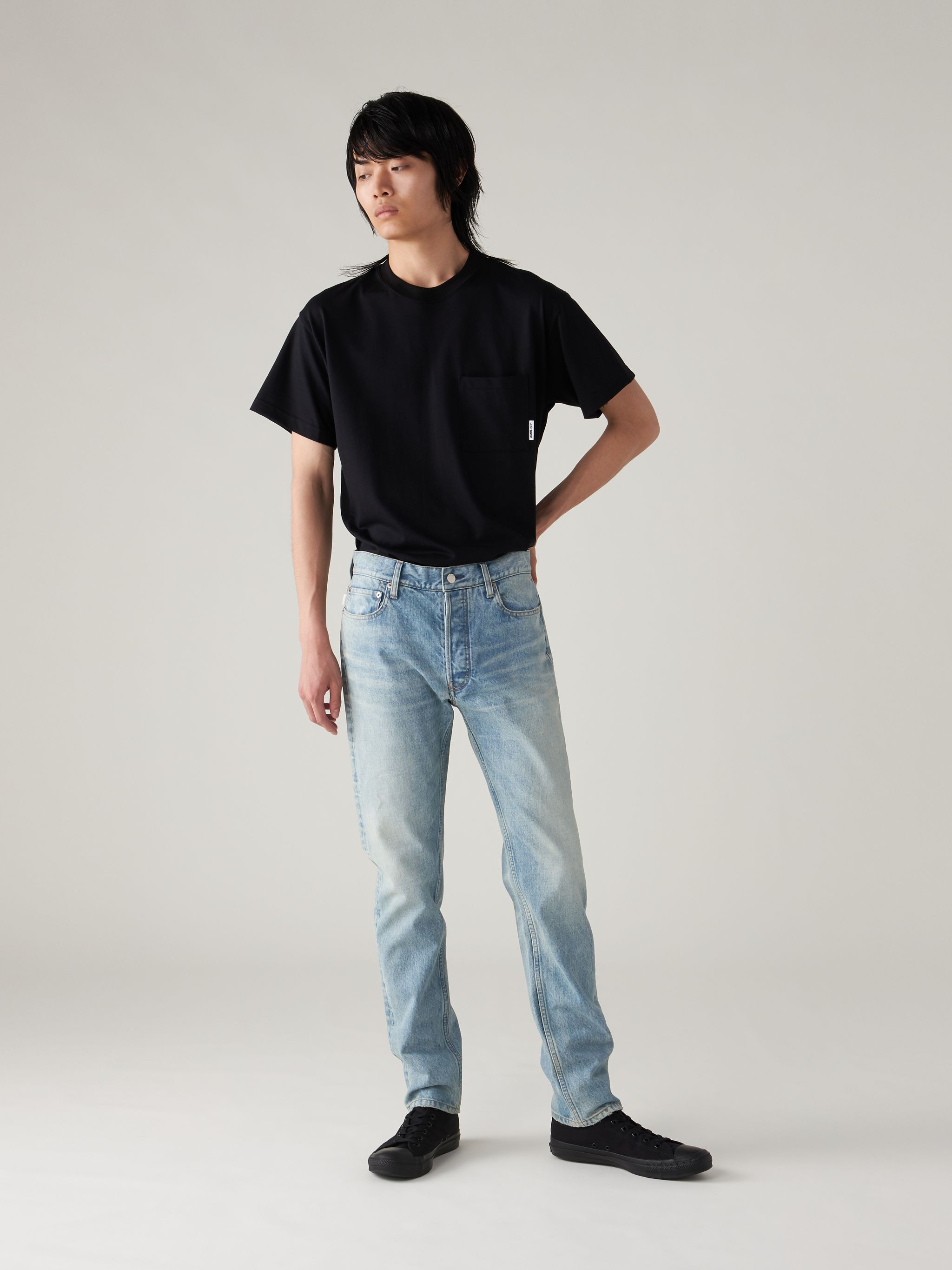 slim fit utility pants