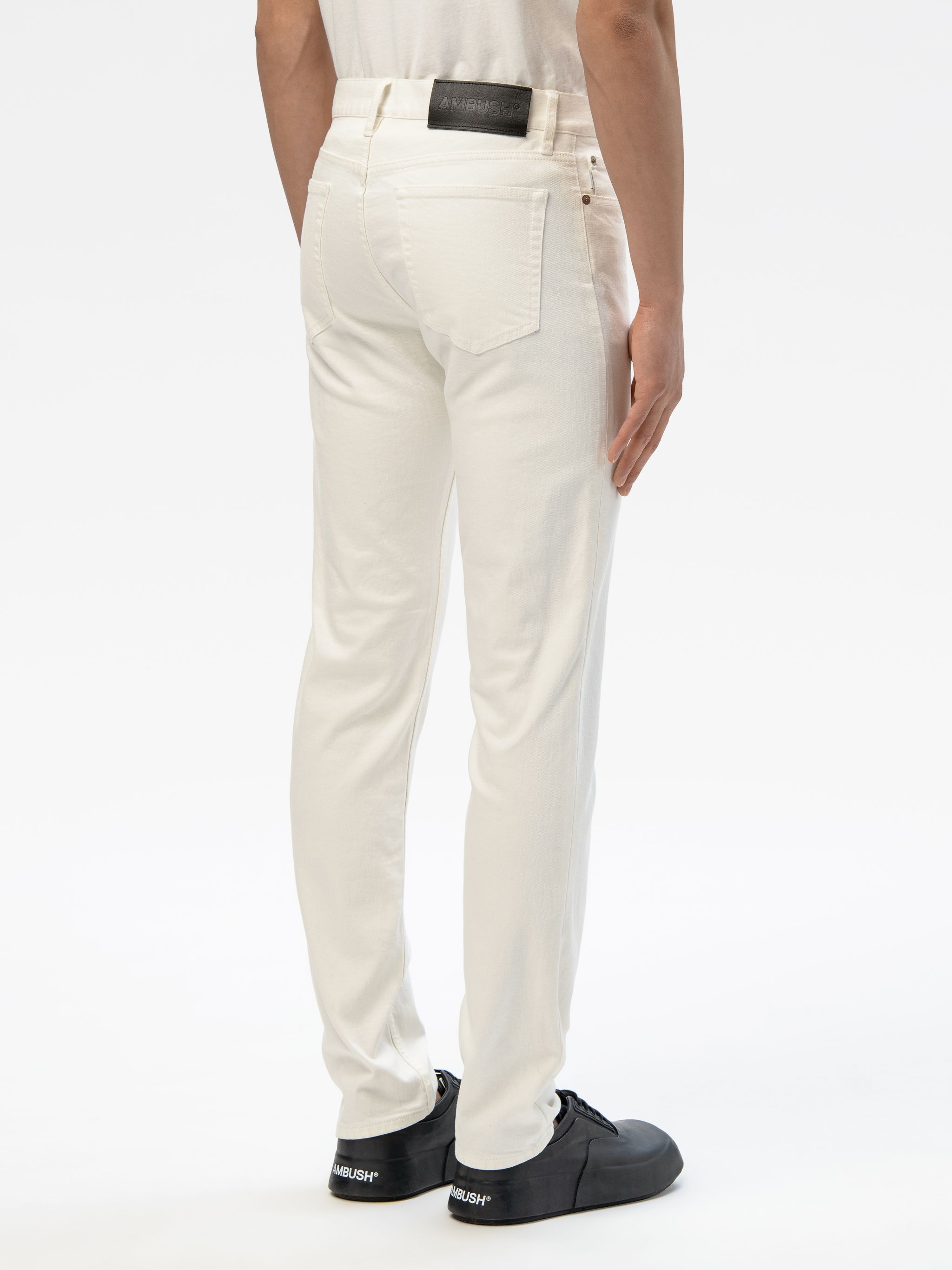 slim fit pleated pants