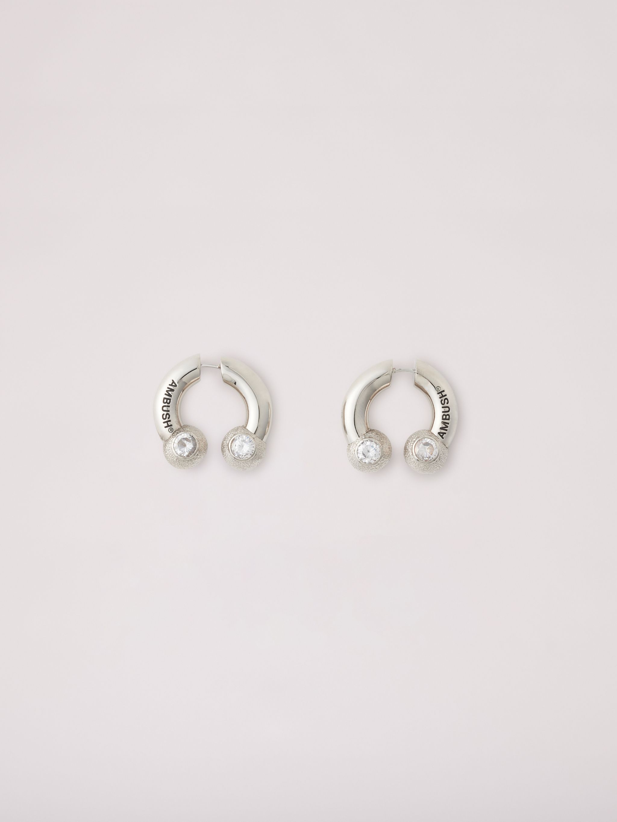 SMALL BARBELL EARRINGS | AMBUSH® Official