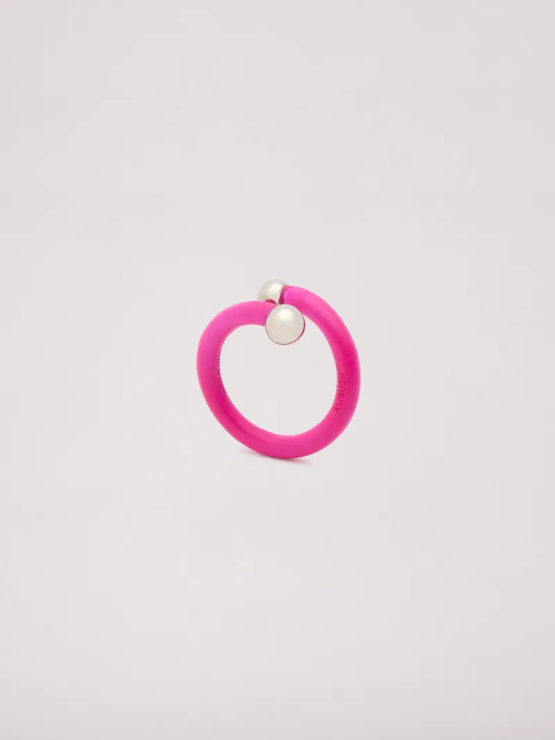 SMALL BARBELL RING (COLORED)