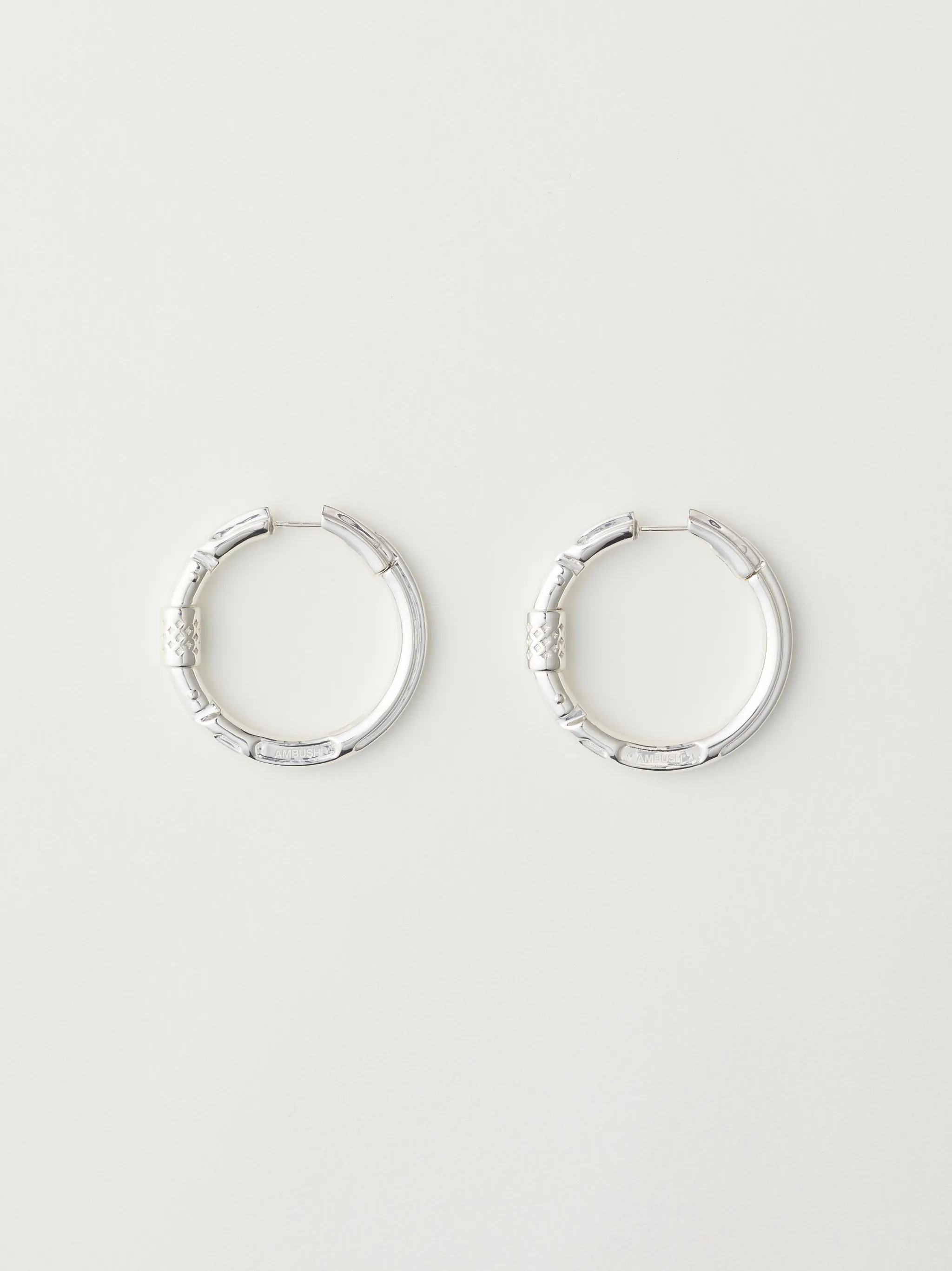 small carabiner hoop earrings
