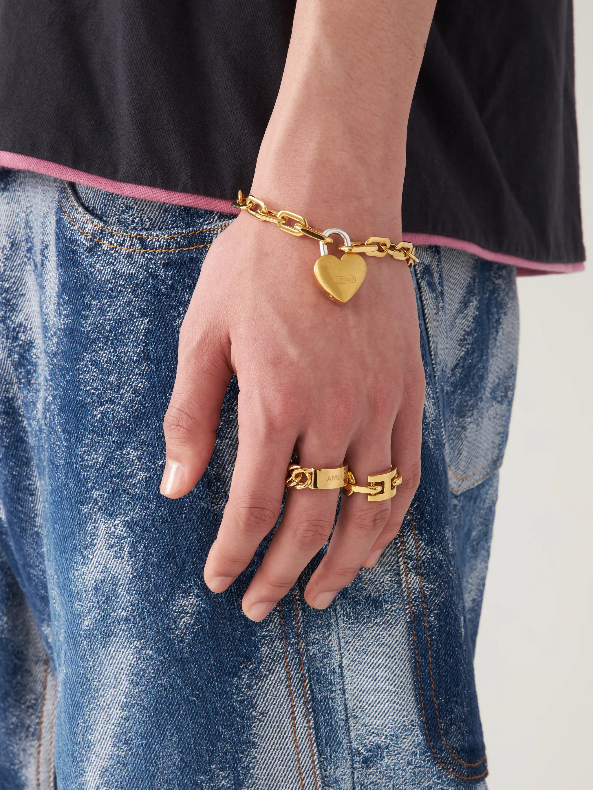 small chain and padlock
