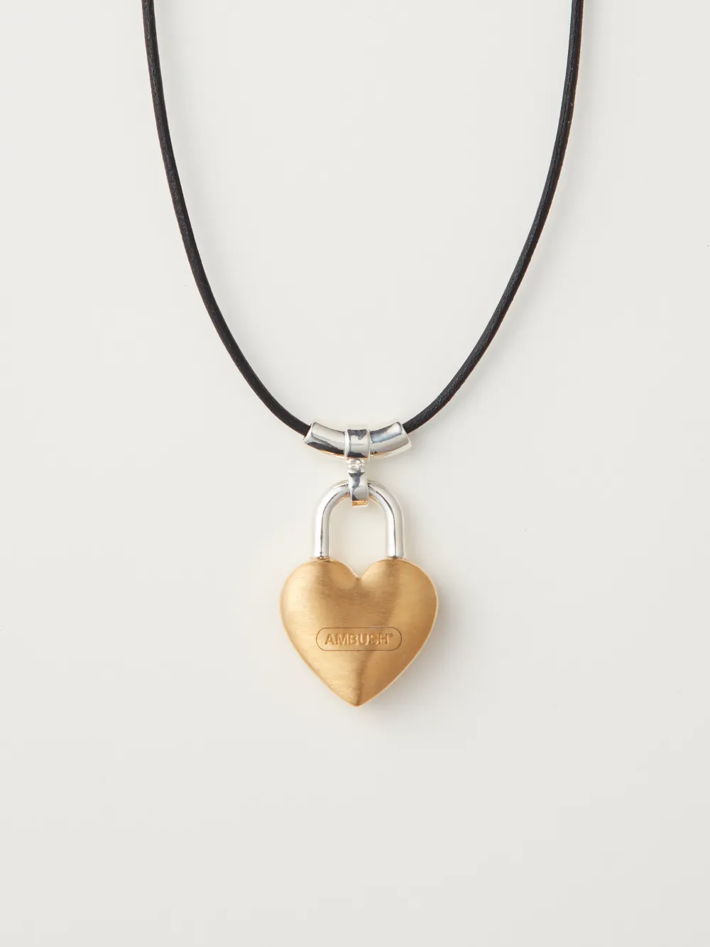 SMALL HEART PADLOCK CHARM NECKLACE 