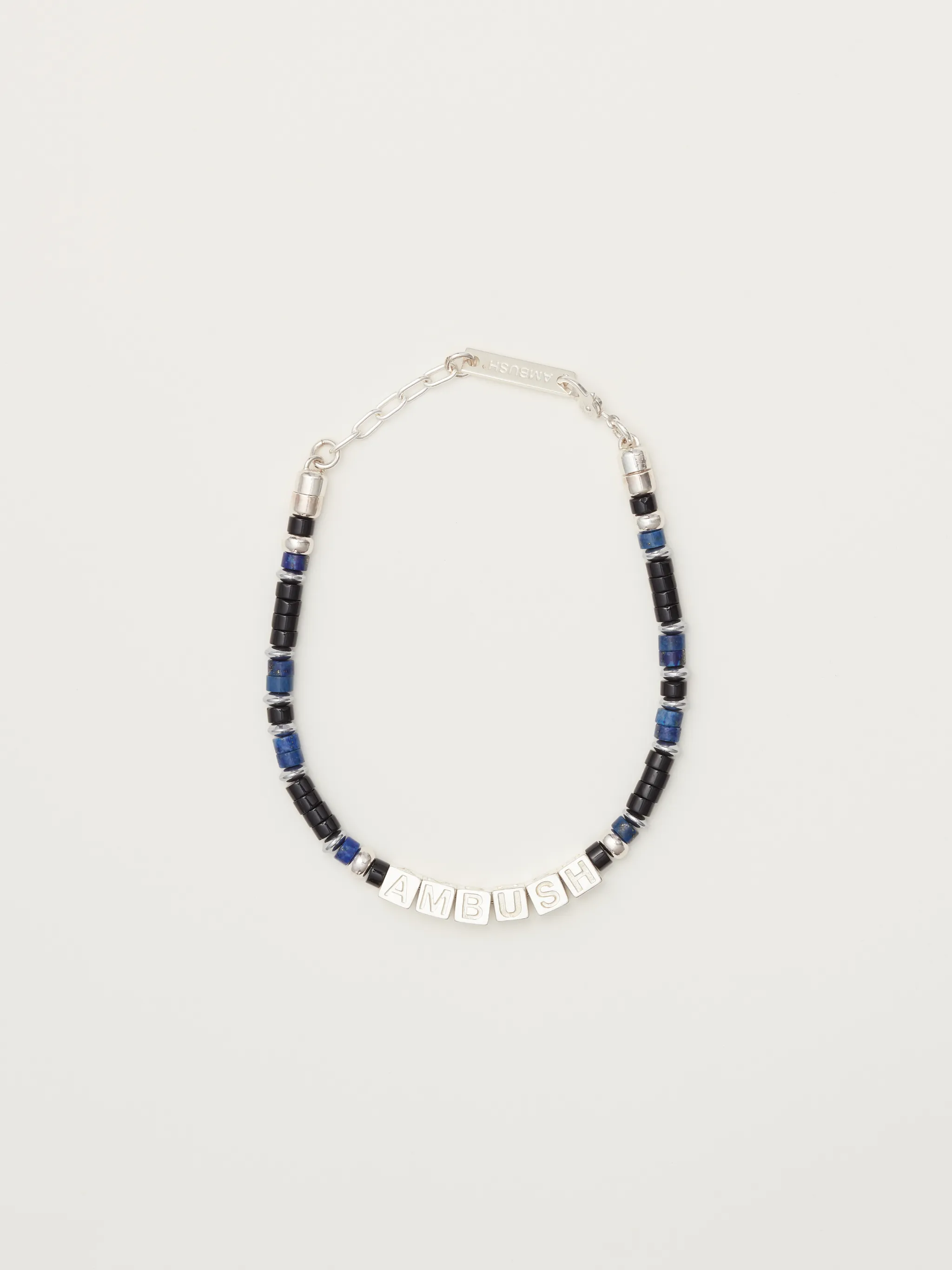 SMALL LETTER BLOCK BEADS BRACELET