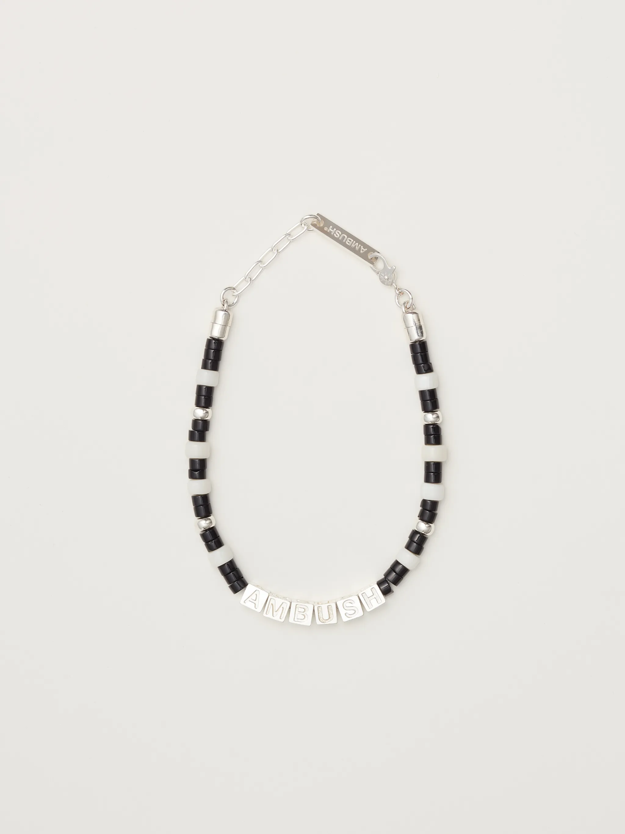 SMALL LETTER BLOCK BEADS BRACELET