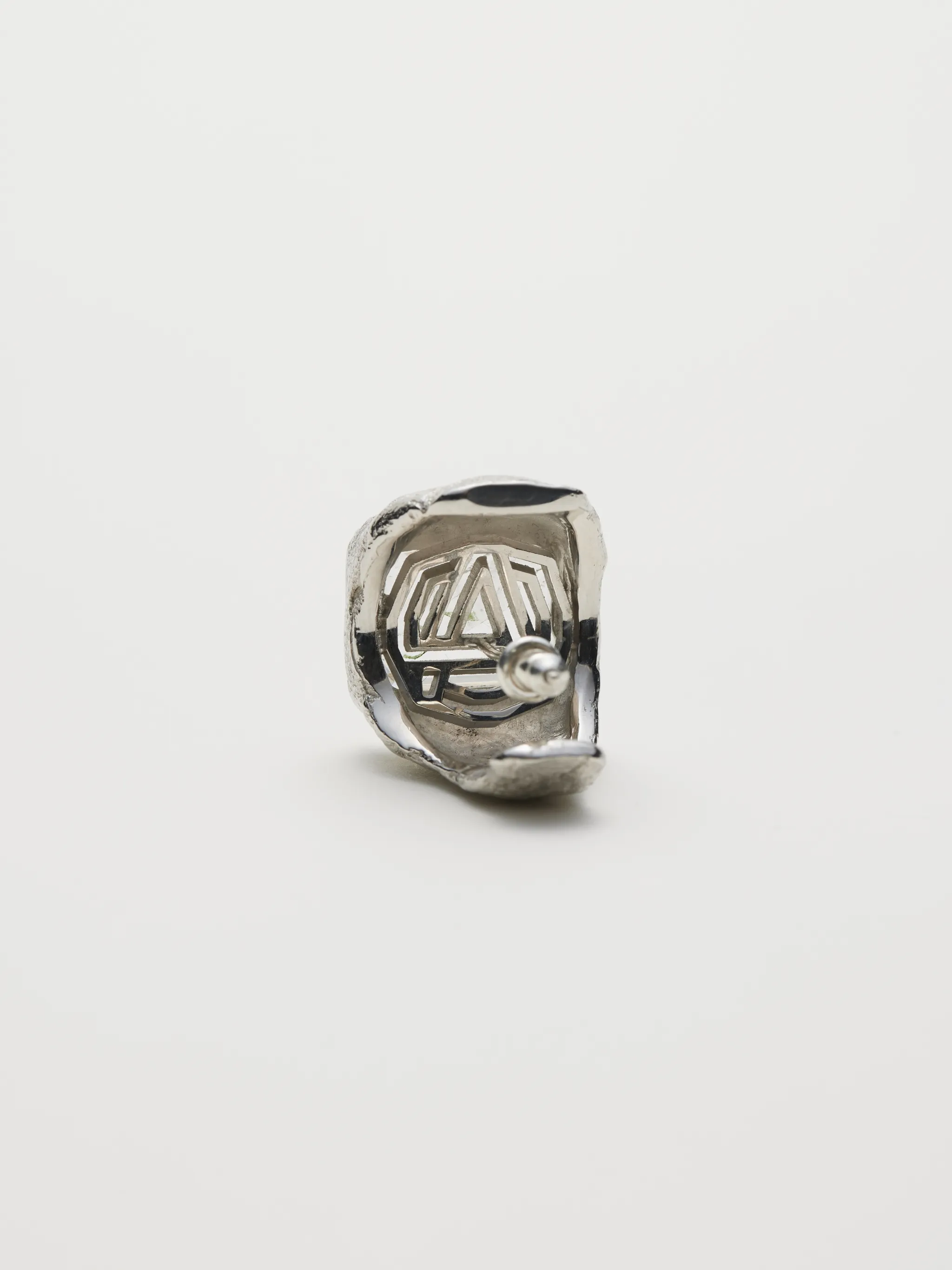 SMALL SQUARE CUT STONE EARRING