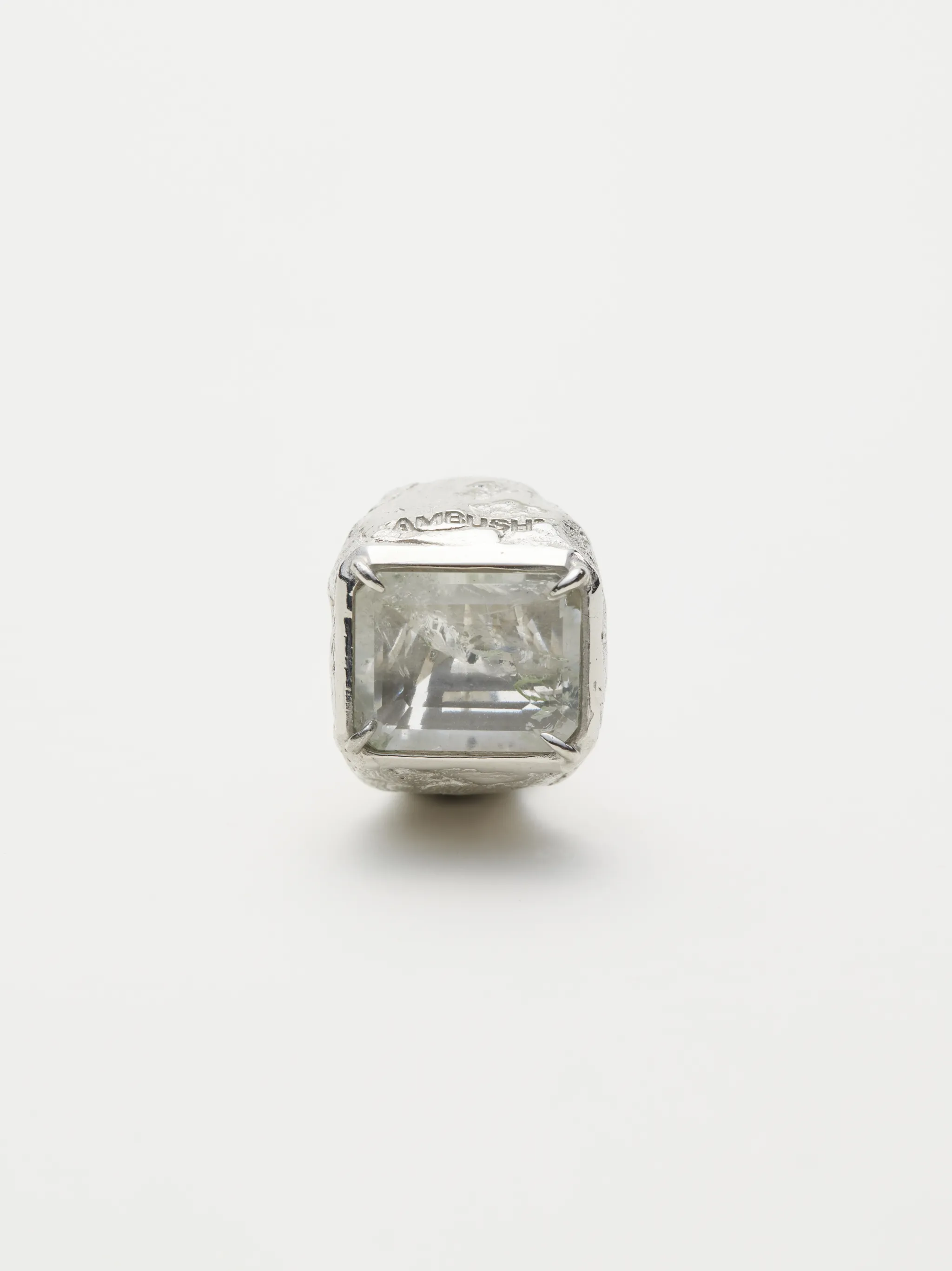 SMALL SQUARE CUT STONE EARRING
